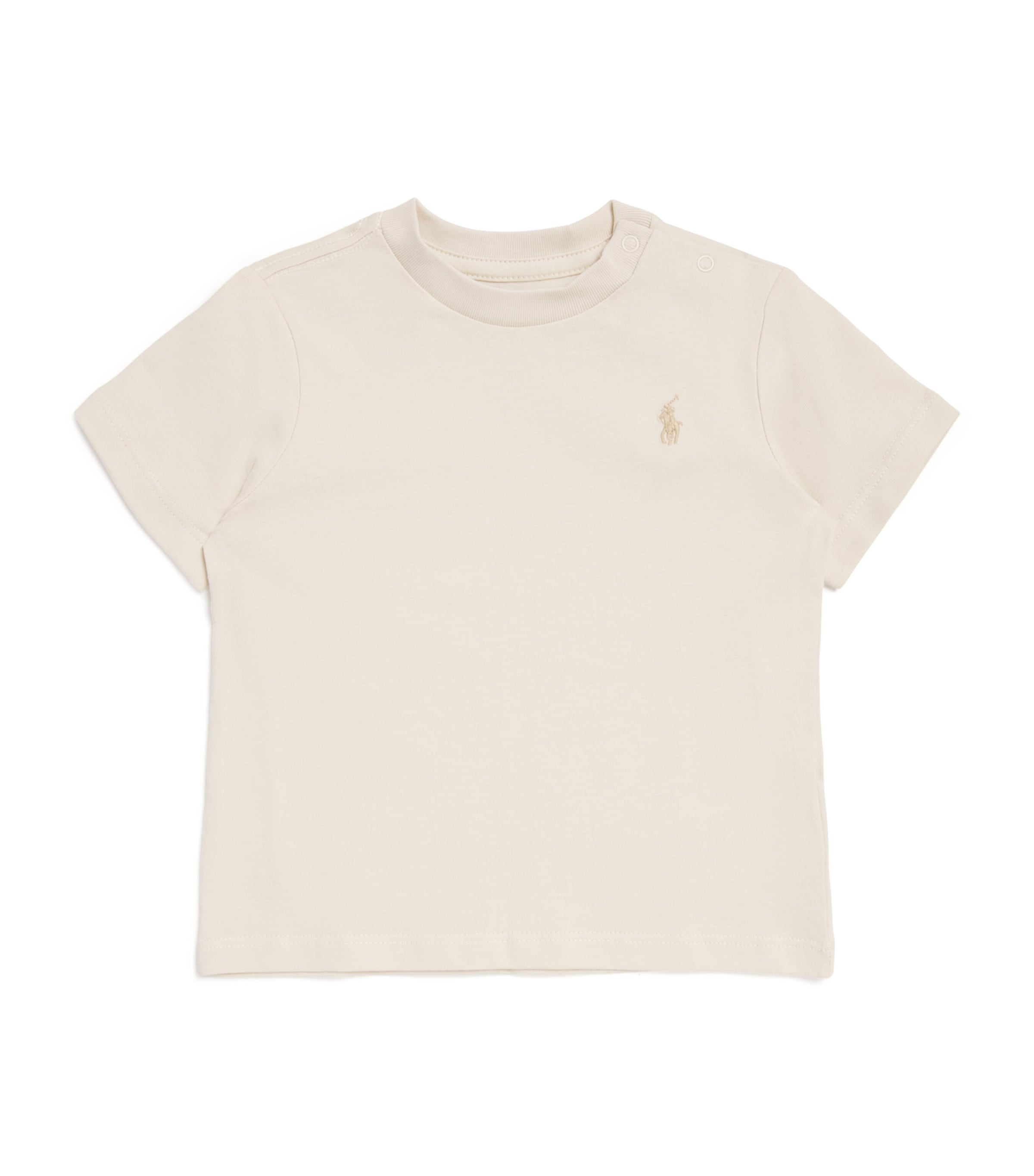 Cotton Logo T-Shirt (3-24 Months) WNTR CRM Image 1