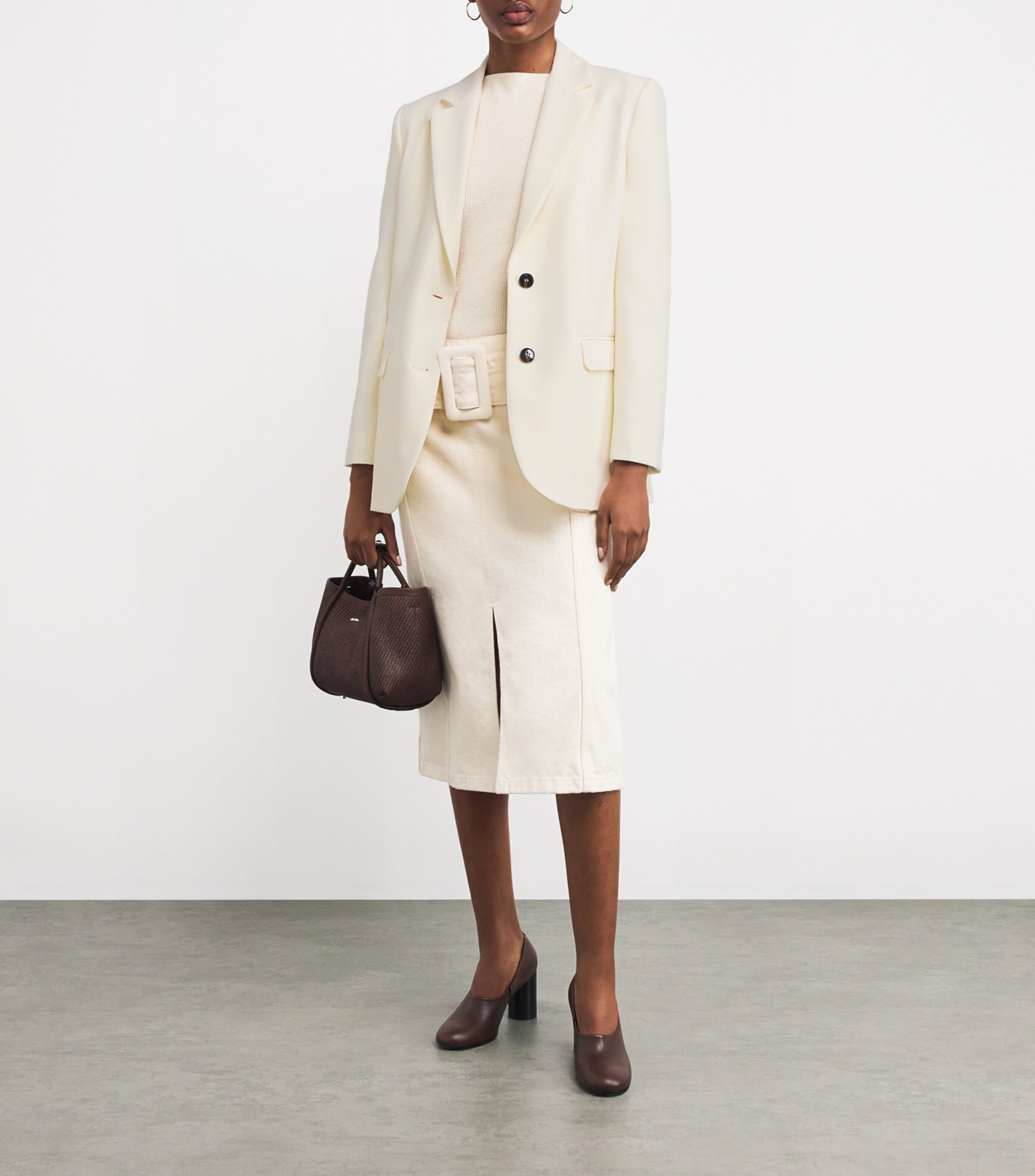 Single-Breasted Blazer IVORY Image 2