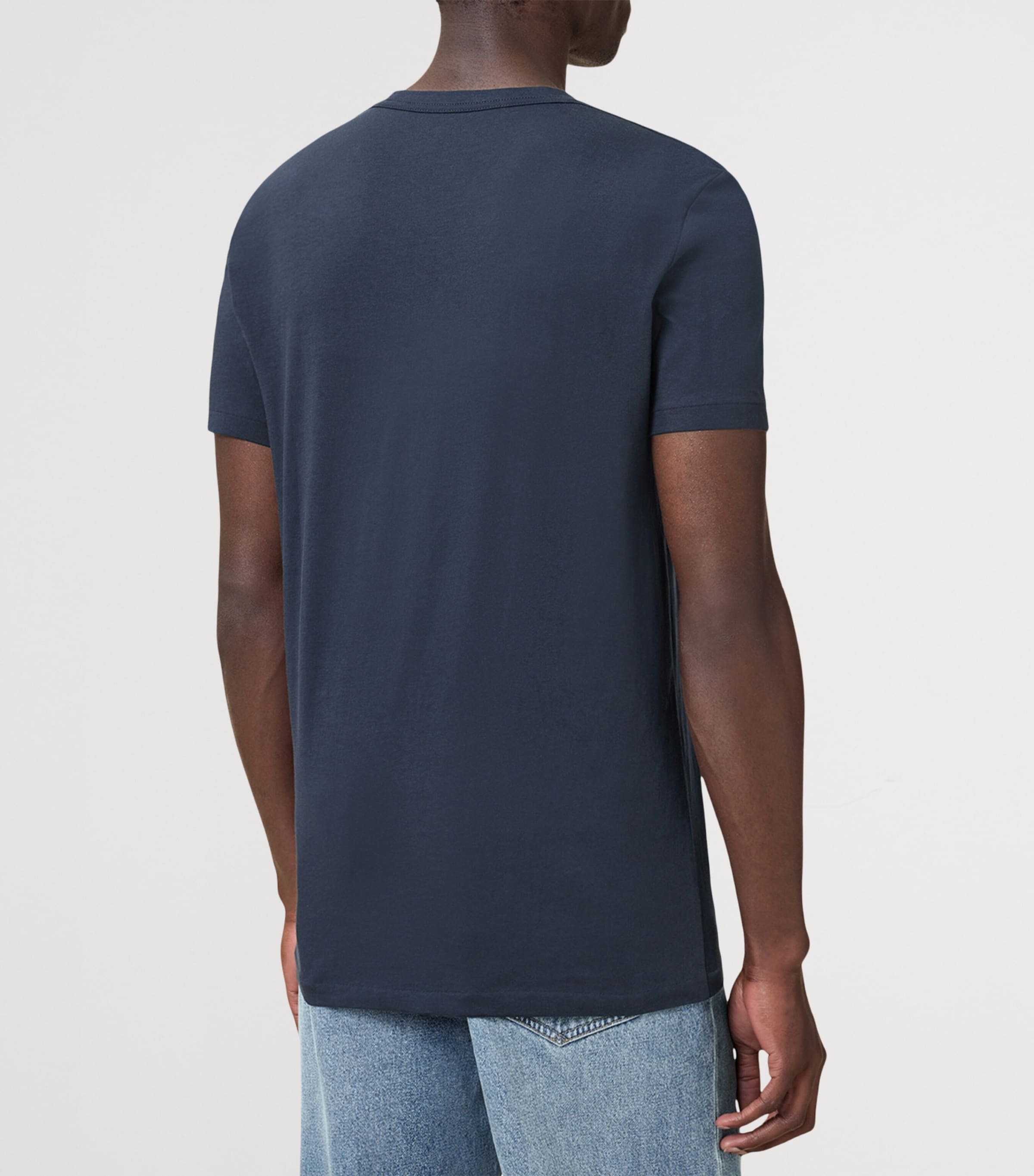 Organic Cotton Tonic T-Shirt NAVY BLUE Image 6