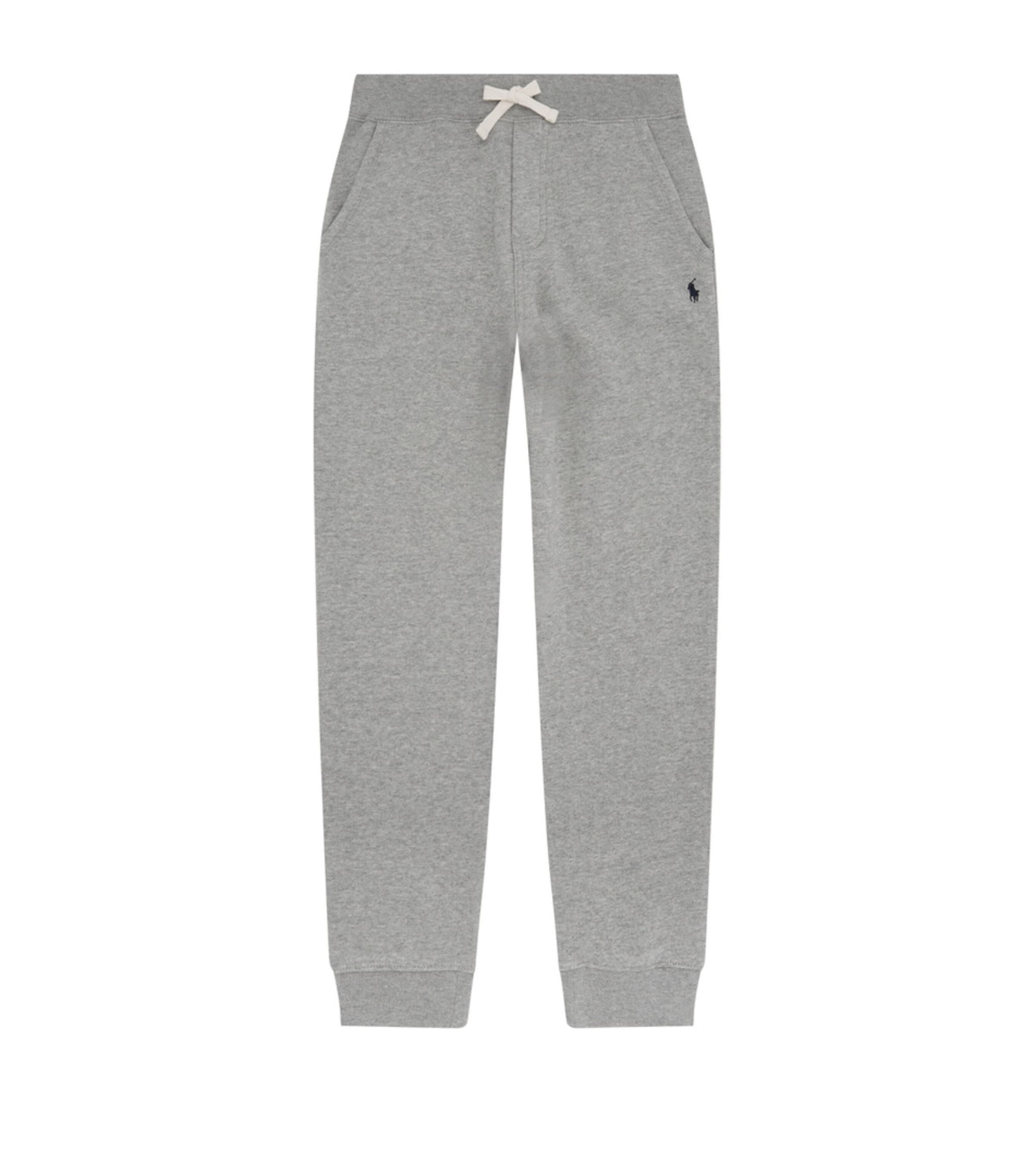 Shop Ralph Lauren Logo Sweatpants In Grey