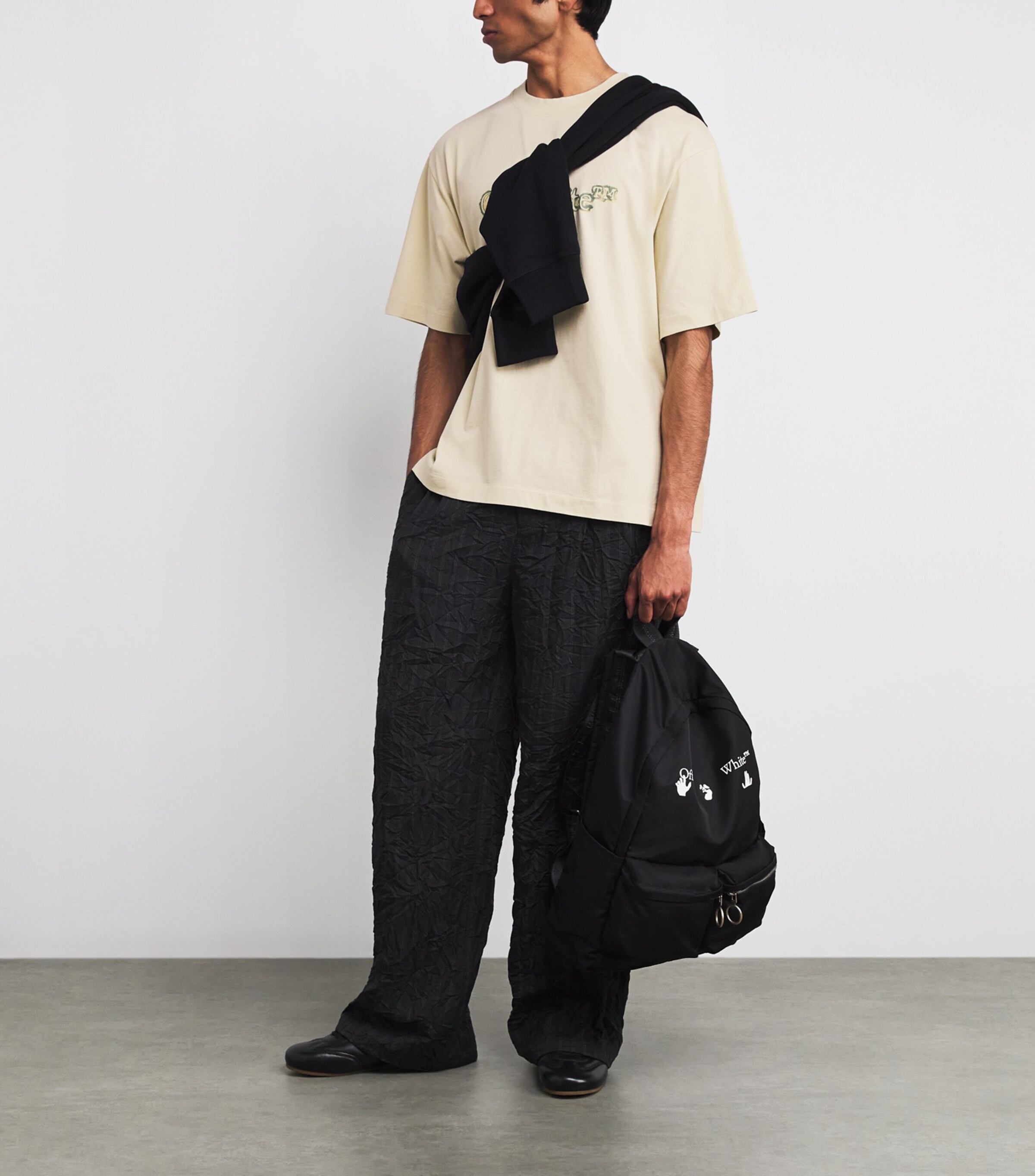 Cotton Cloudy Arrow Skate Logo T-Shirt FROZEN DEW Image 2