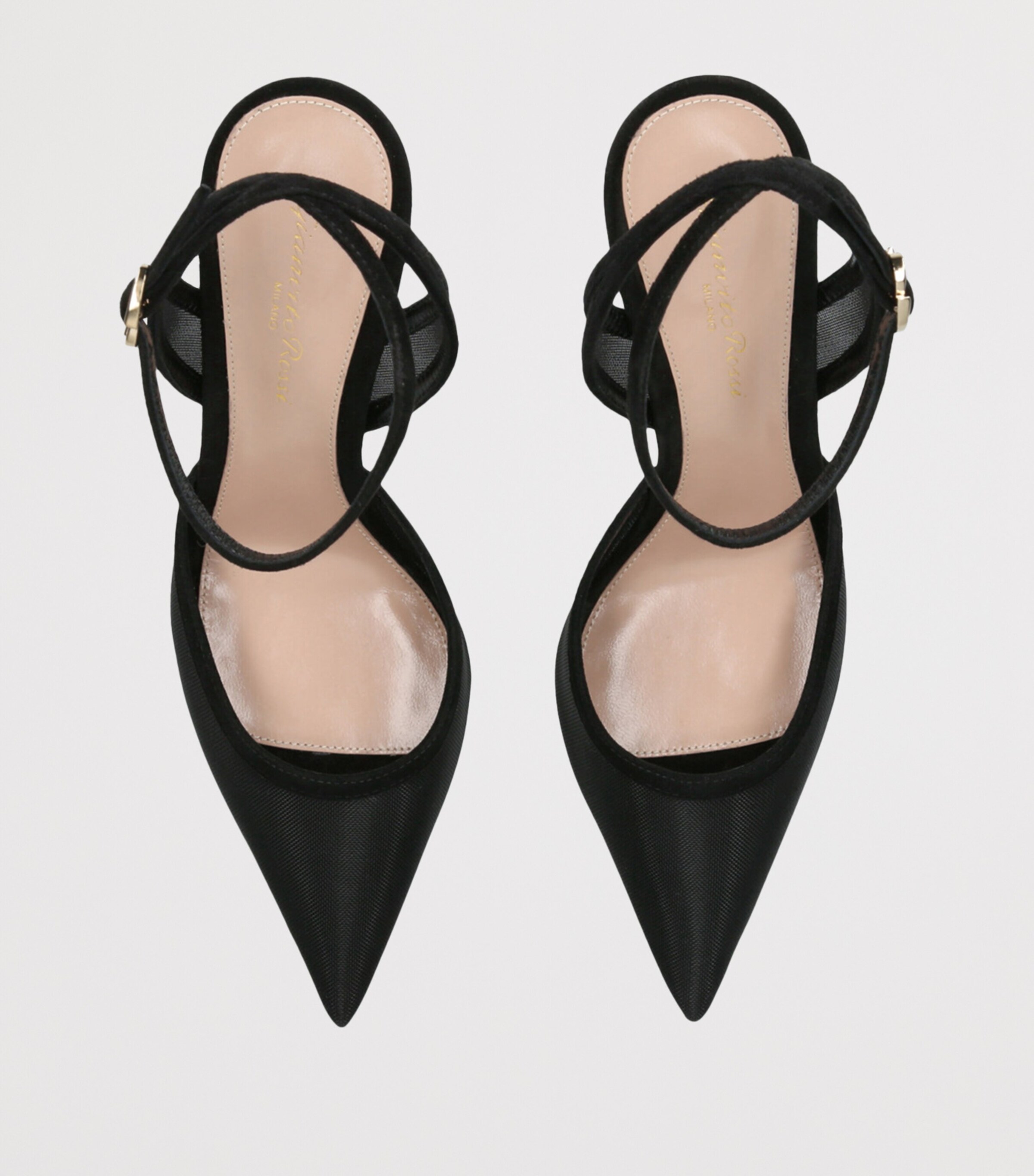 Gianvito Rossi Mesh Pumps 80 Black Image 4