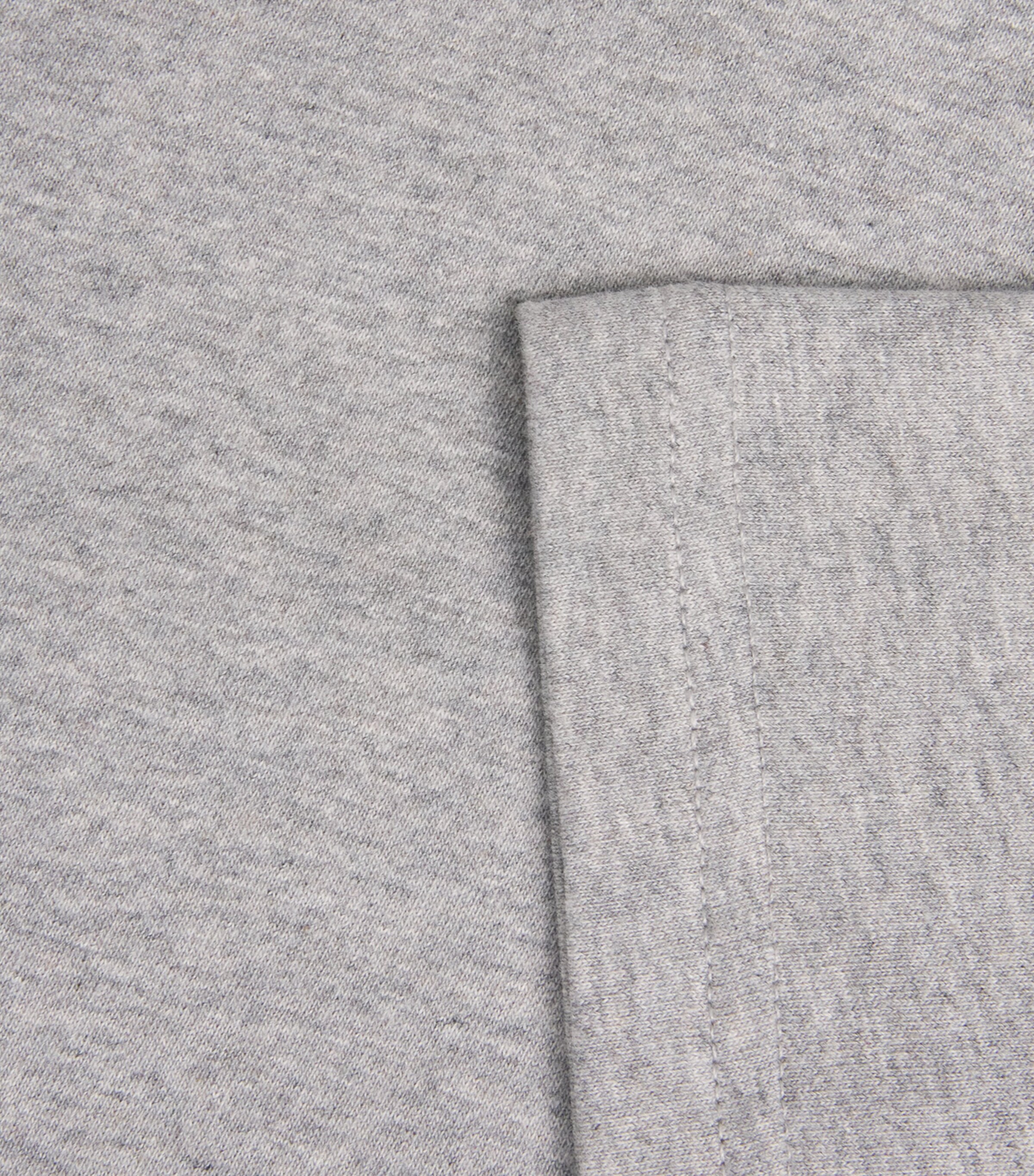 Studio Nicholson Mens Cotton Bric T-Shirt Grey Marl Image 6