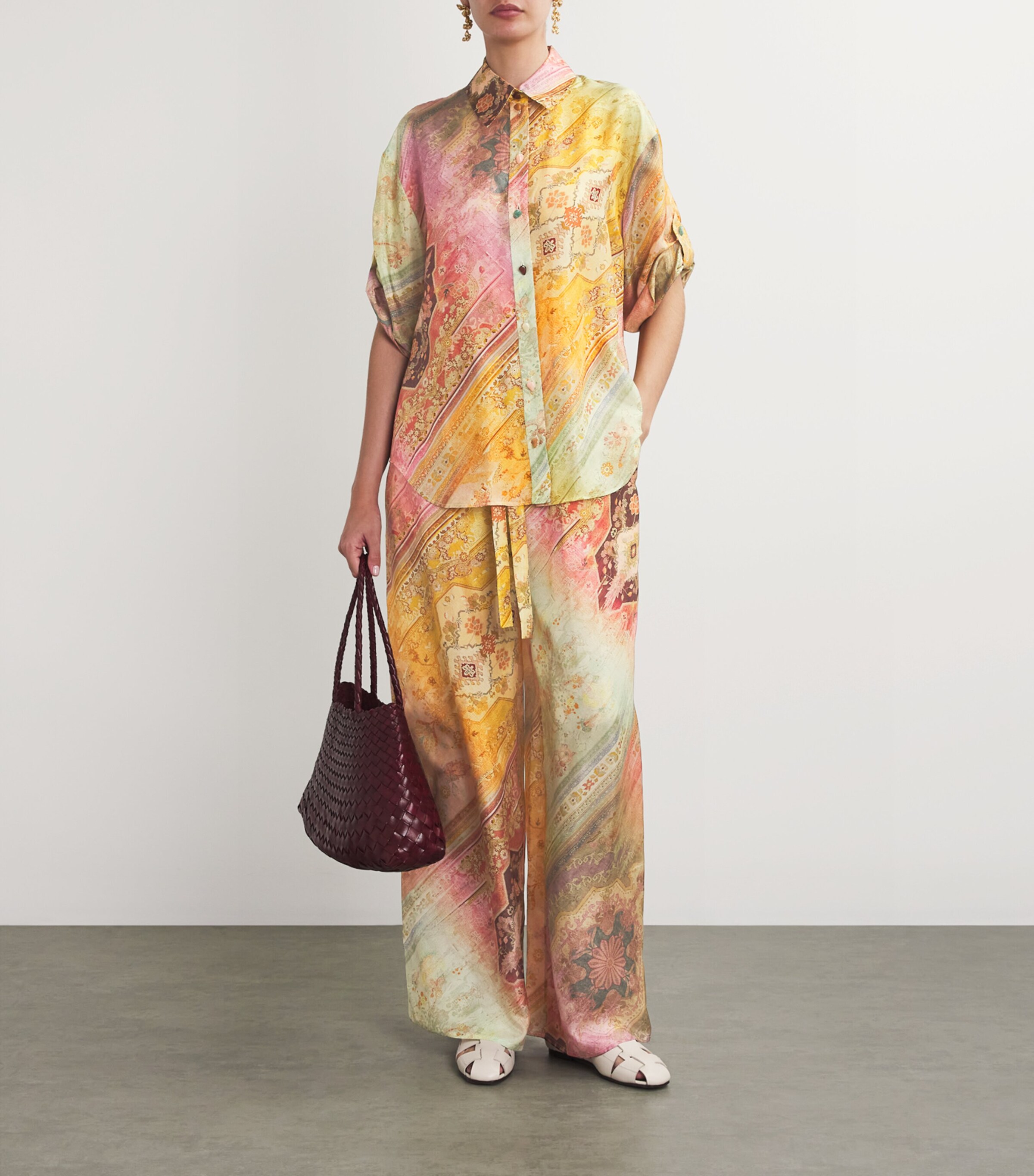 Silk Tallow Trousers OMBRE MULTI Image 2