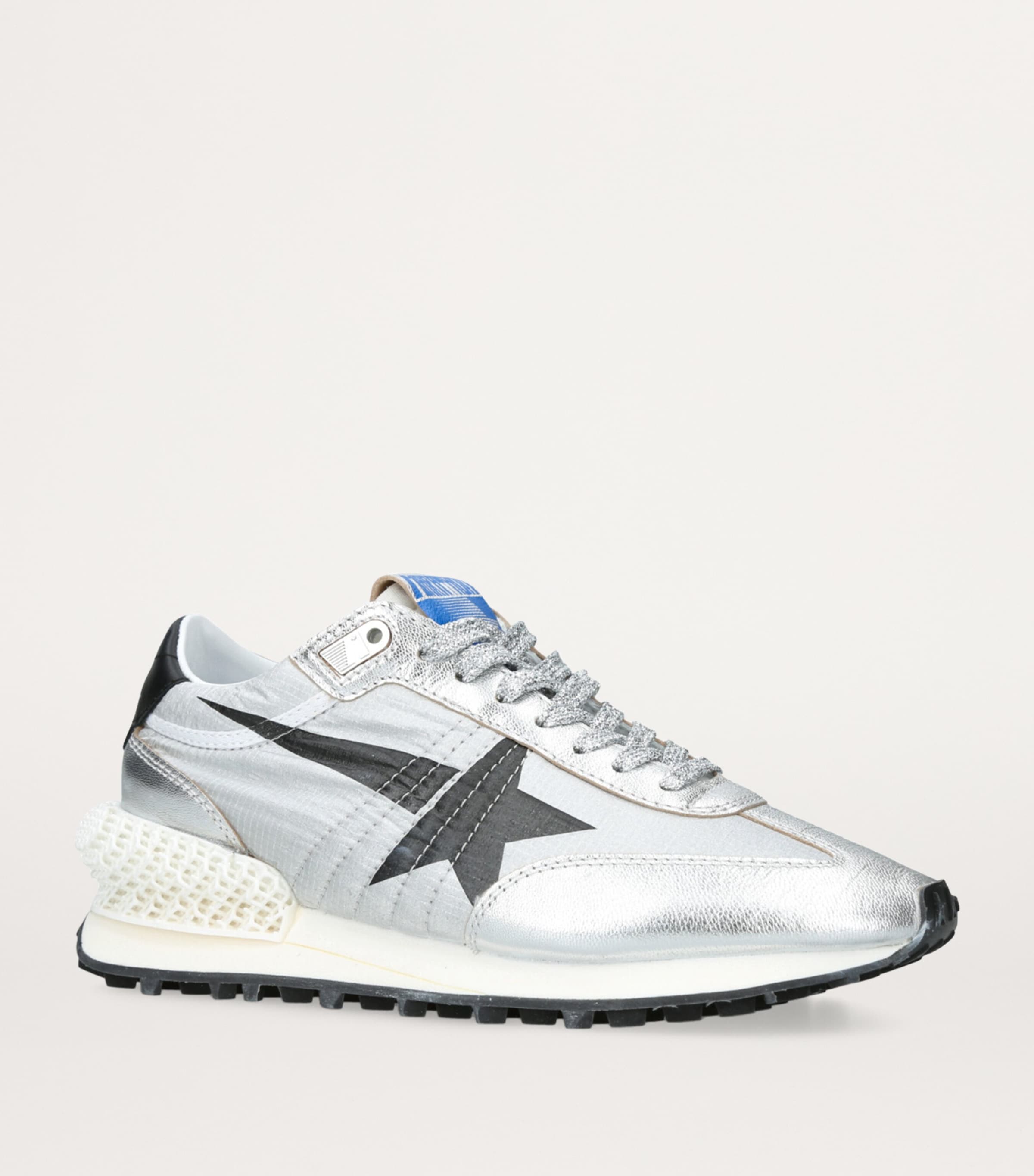 Golden Goose Running Marathon 60246 Sneakers Silver Com Image 3