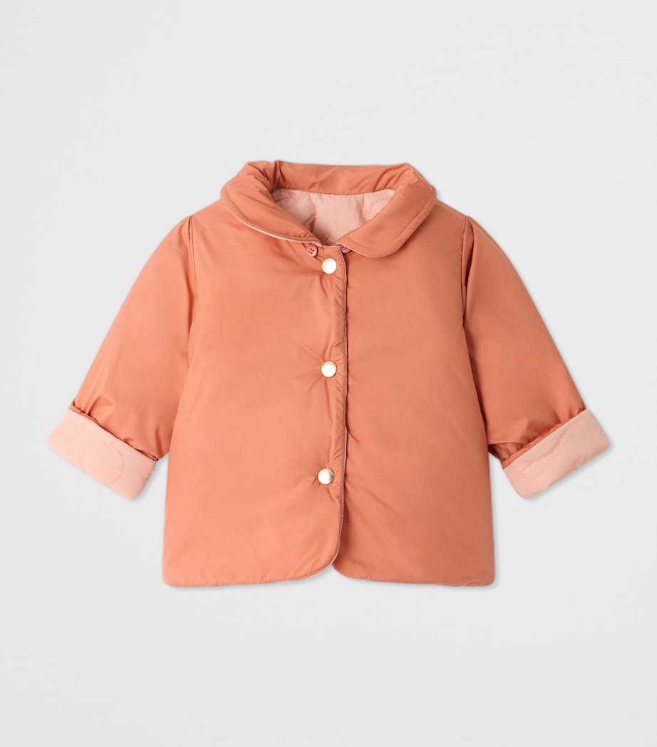 Bonpoint Reversible Quilted Juno Jacket (6-18 Months) Rose The Image 3