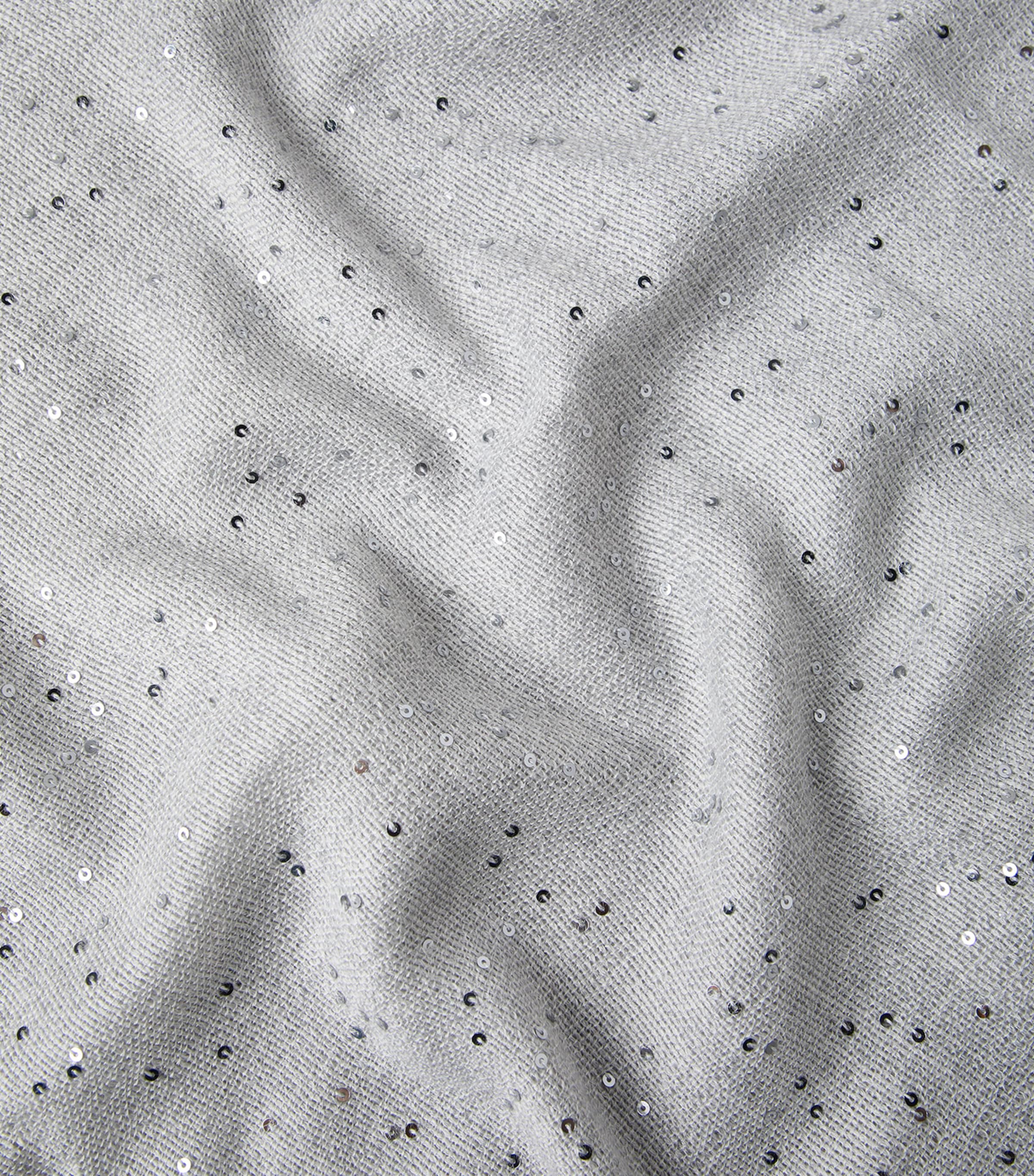 Brunello Cucinelli Womens Cashmere-Silk Diamond Yarn Sequin Scarf Image 5