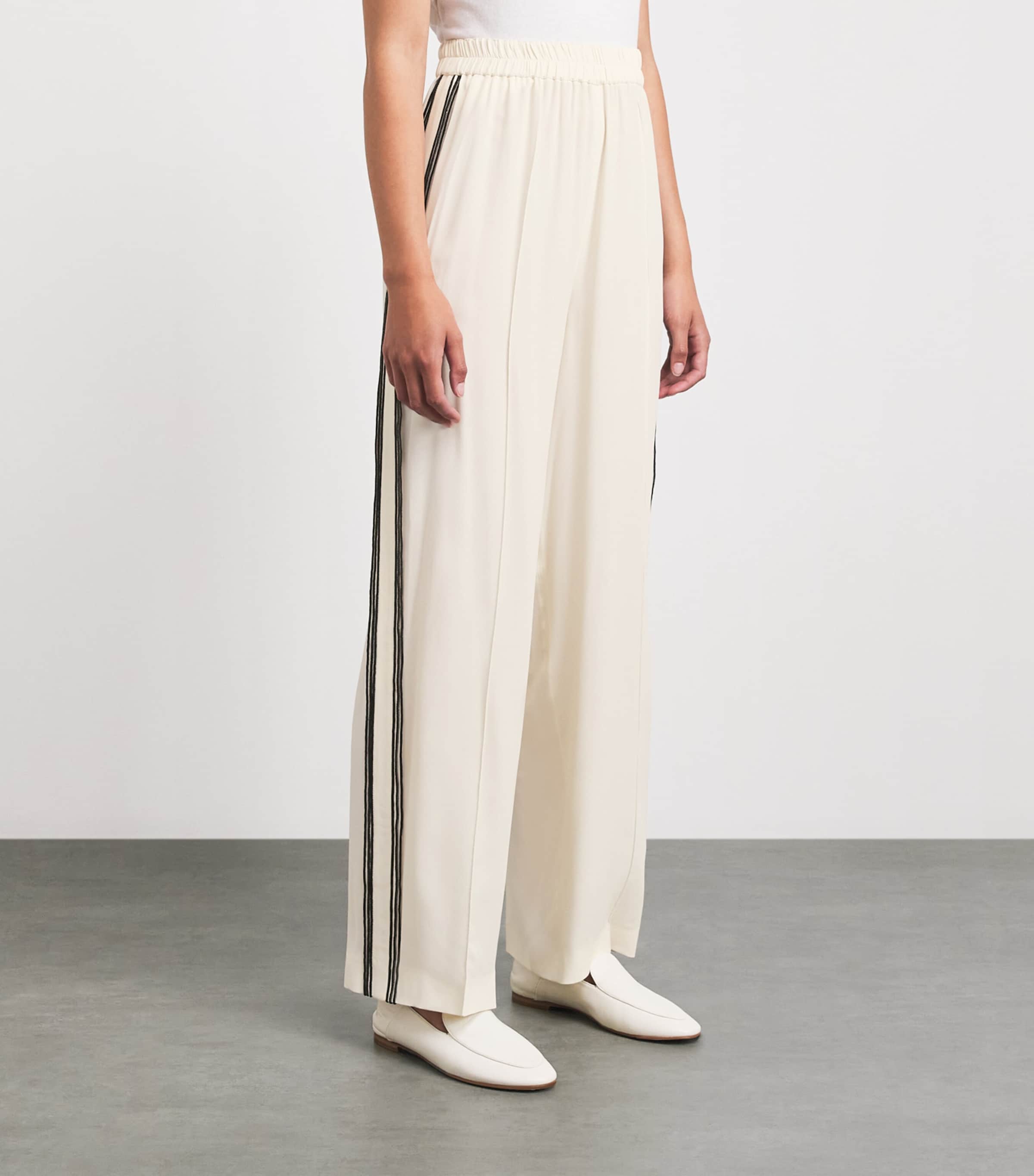 Fabiana Filippi Womens Beaded Sweatpants Burro Image 4