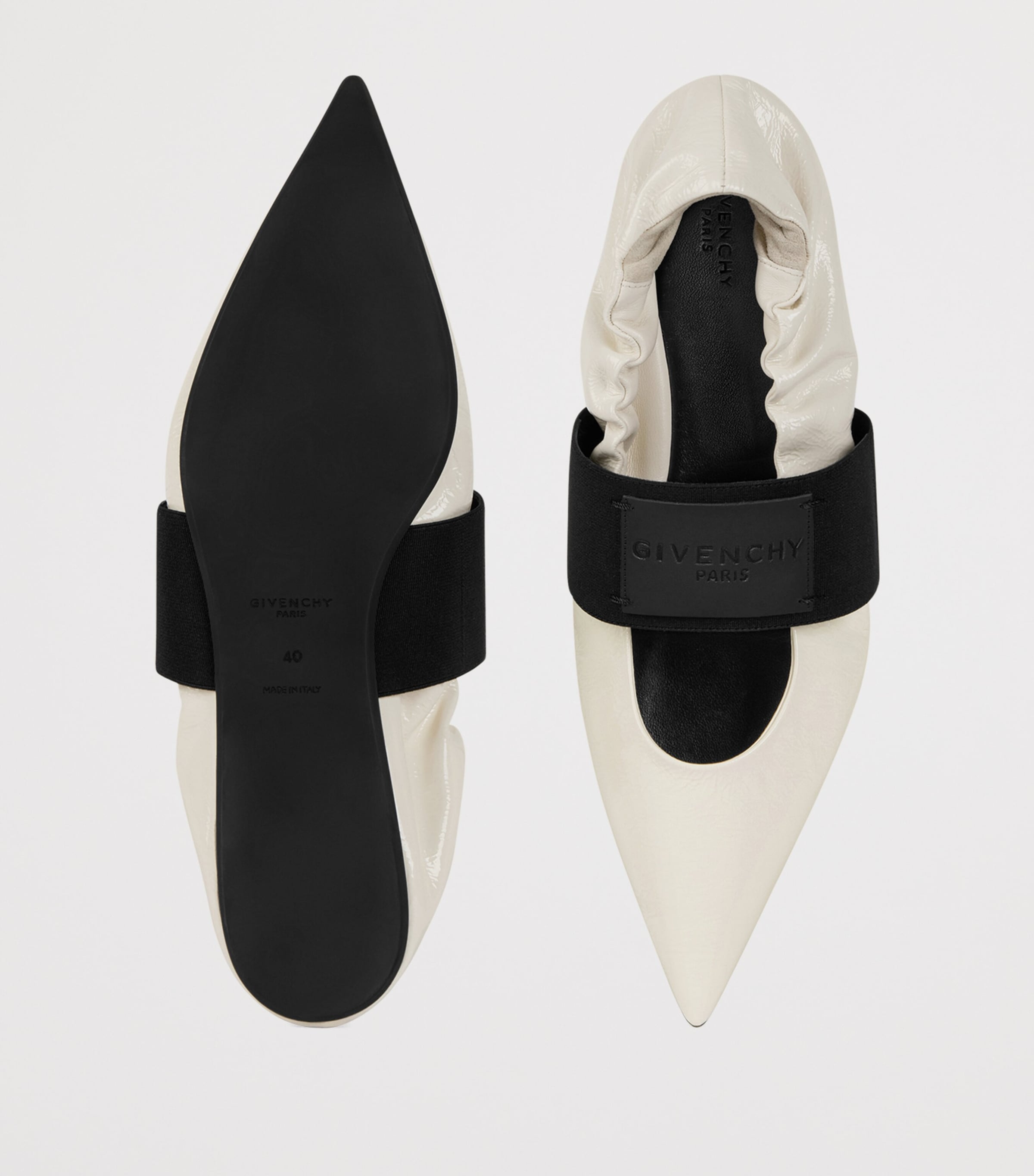Givenchy Leather Crush Ballet Flats Image 4