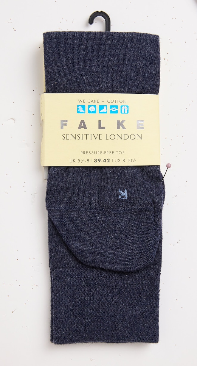 Sensitive London Socks 6688 DARK BLUE ME Image 1