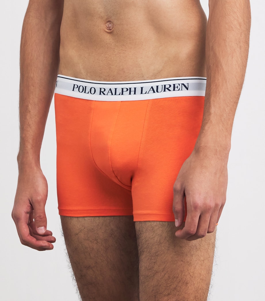 Stretch-Cotton Classic Trunks (Pack of 3) MELON/NAVY/SAPH STR Image 2