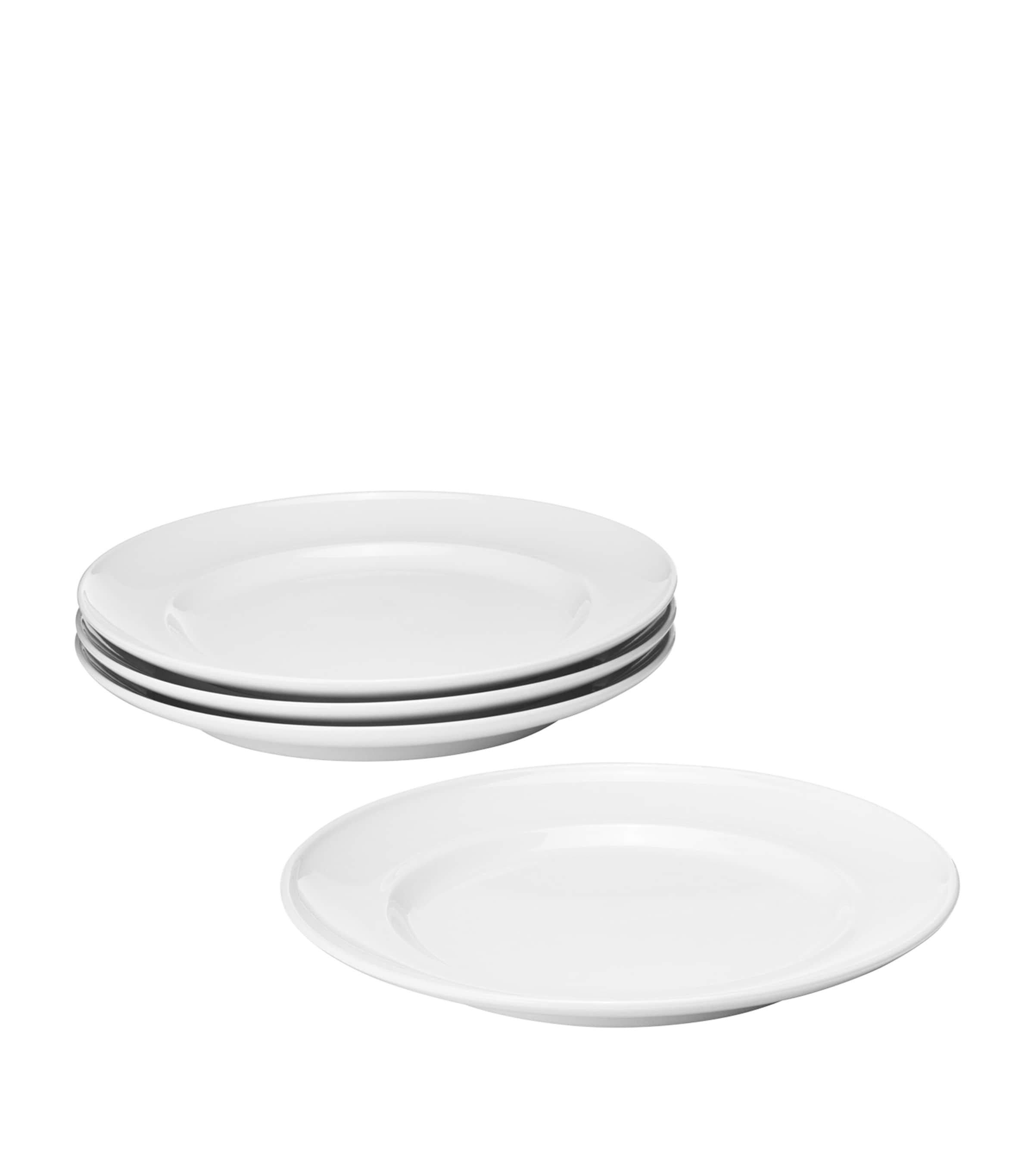 Shop Georg Jensen Set Of 4 Porcelain Koppel Lunch Plates In White