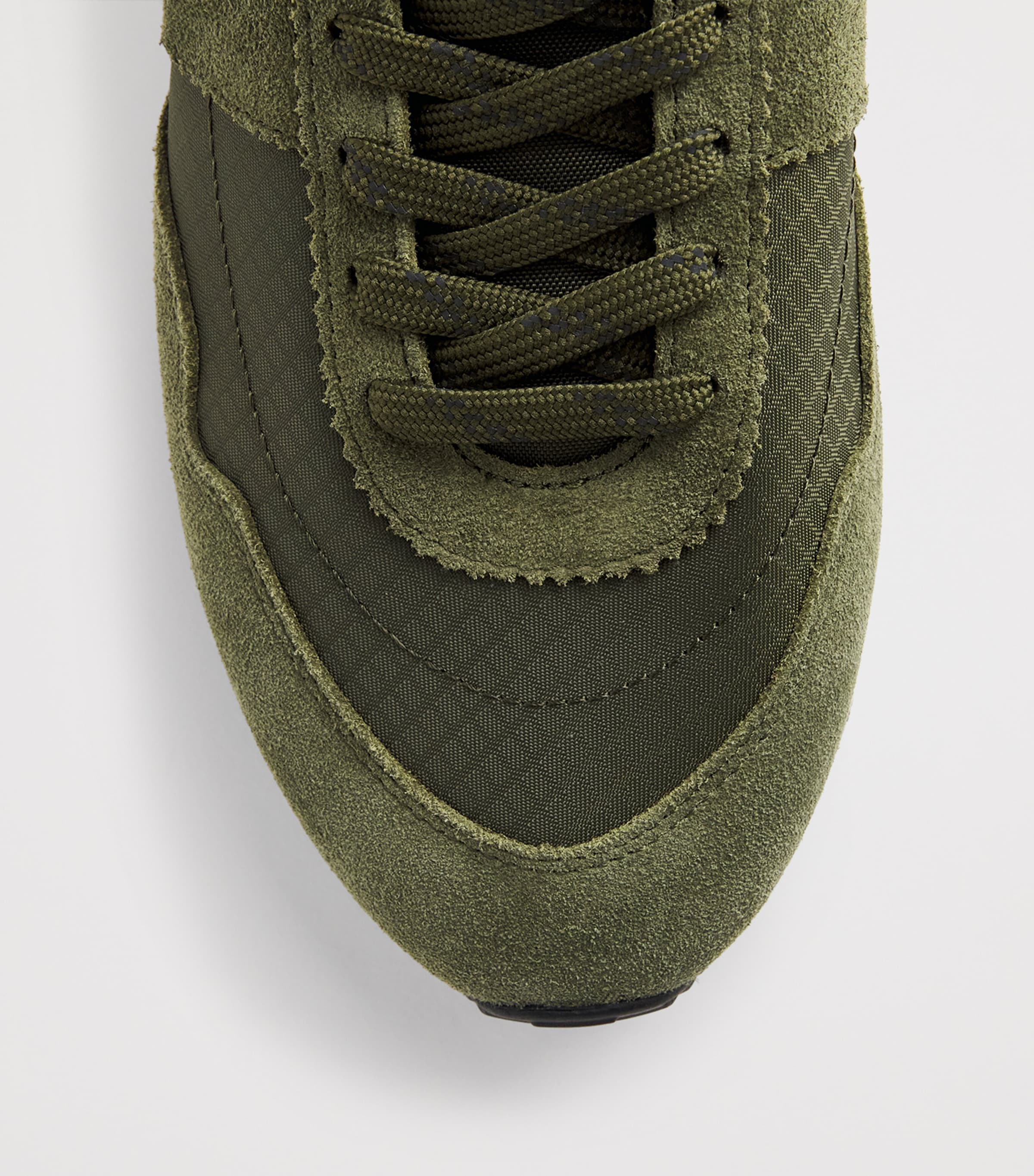 Polo Ralph Lauren Suede-Blend Train 89 Sneakers Tonal Olive Image 6