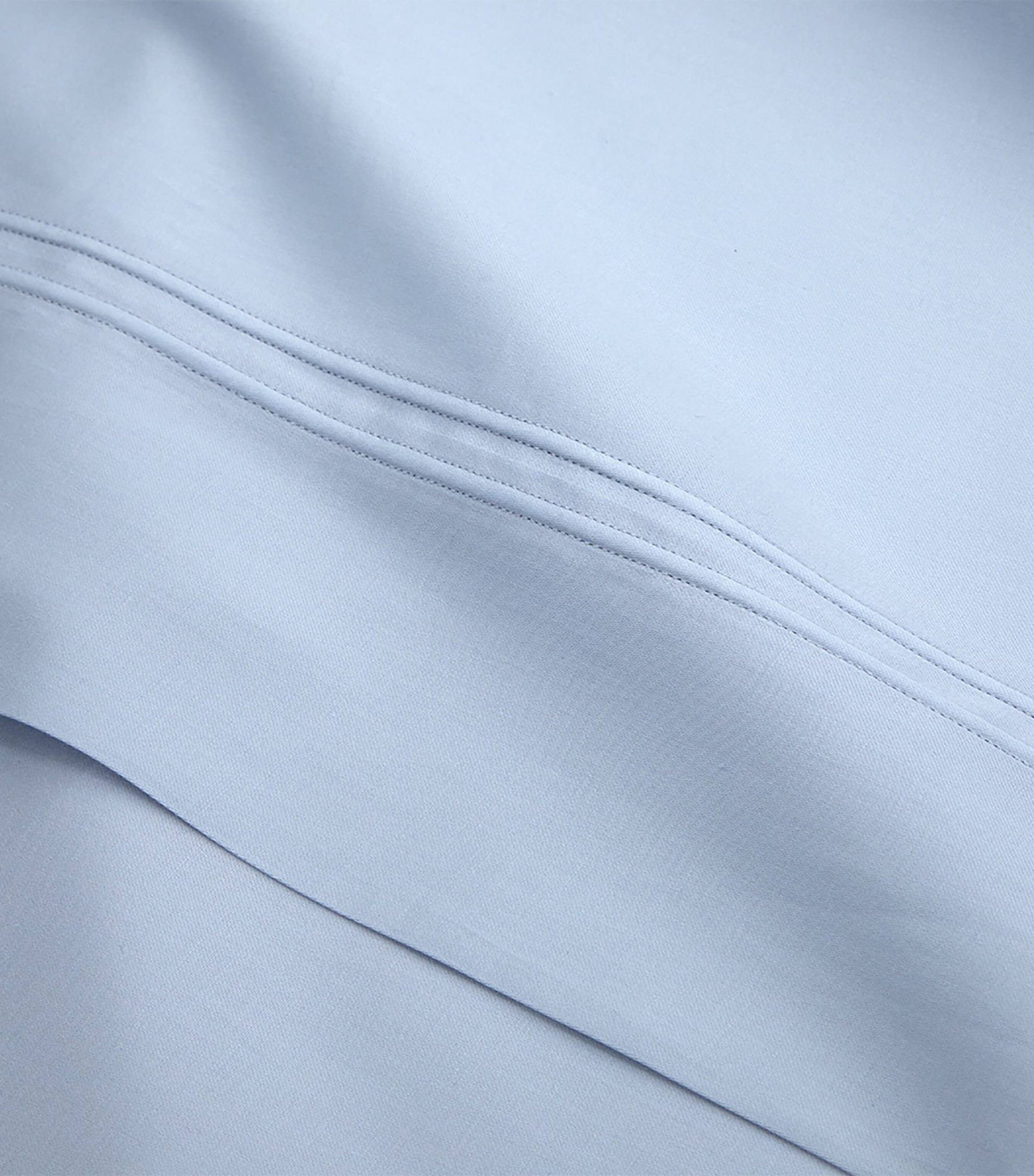 Triomphe Celeste Double Flat Sheet (240cm x 295cm) CELESTE Image 3