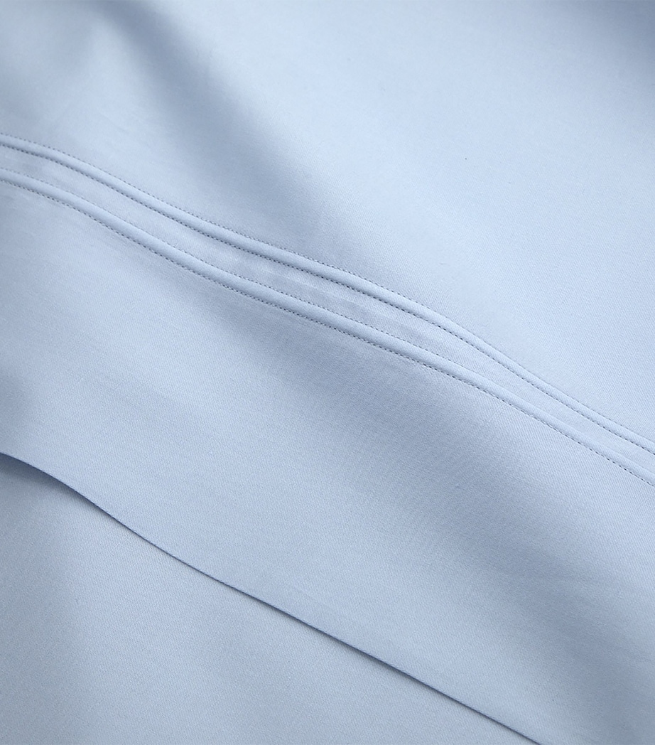 Triomphe Celeste Double Flat Sheet (240cm x 295cm) CELESTE Image 3