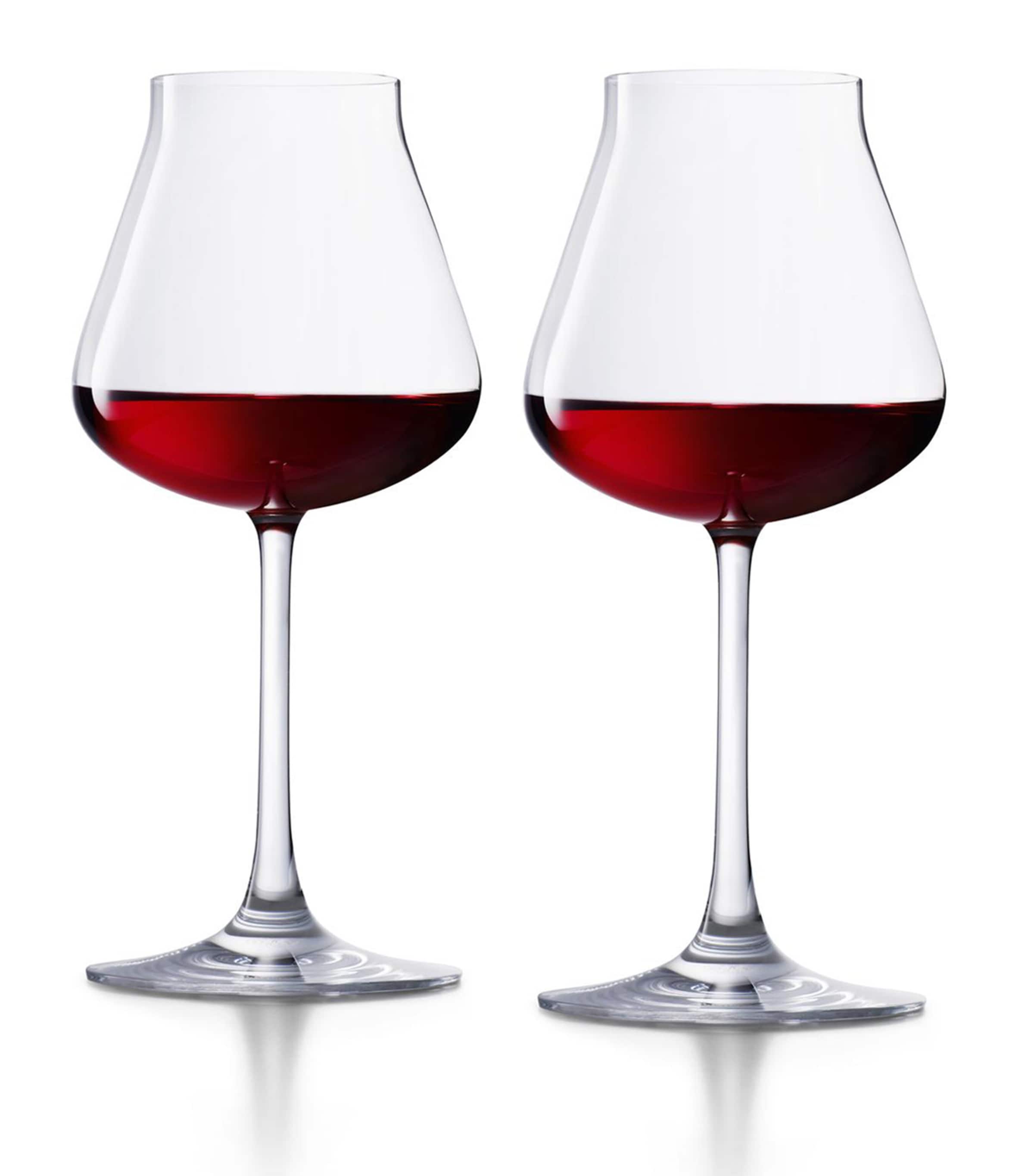 Baccarat Set Of 2 Chateau  Red Wine Glasses