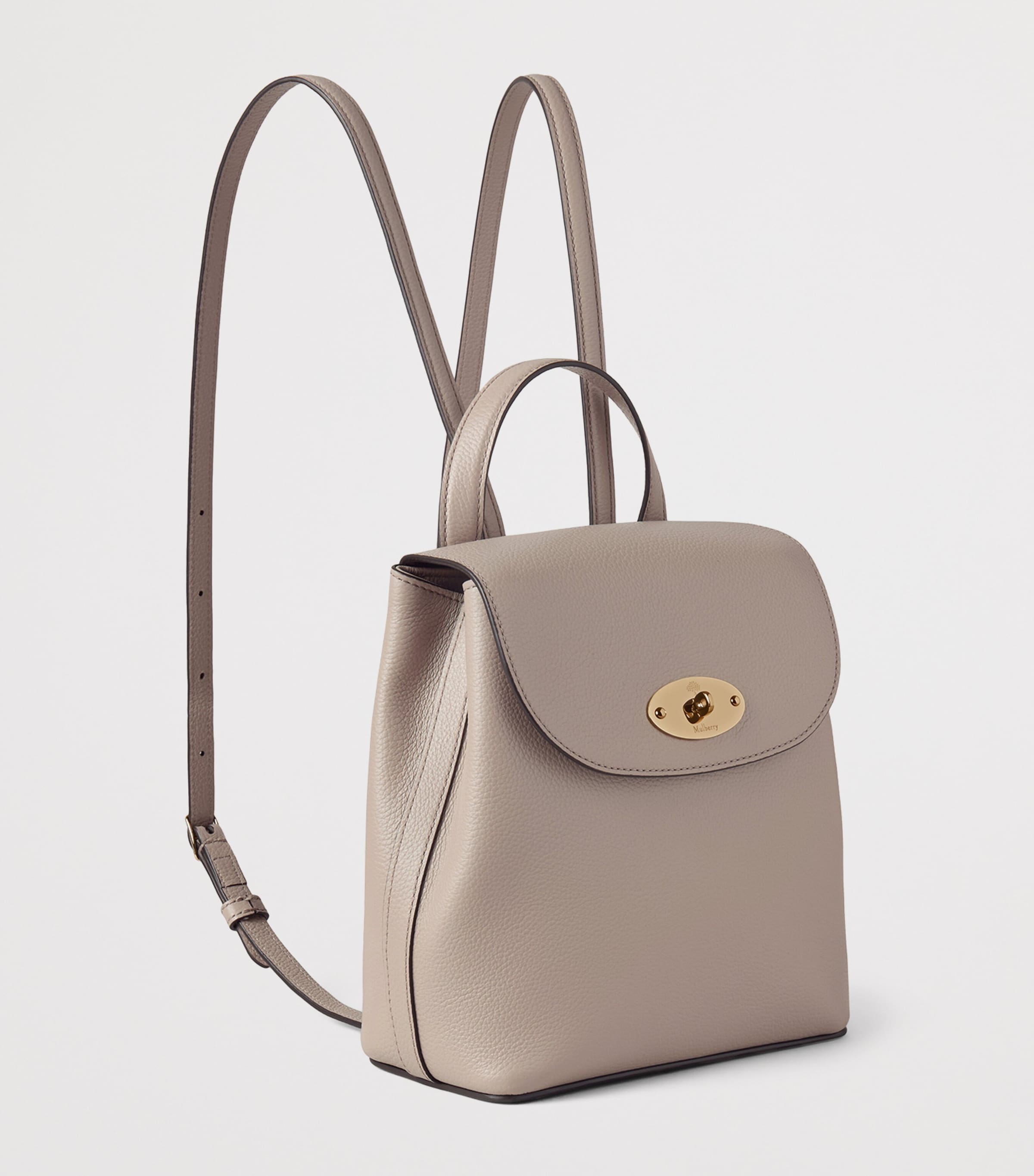 Mulberry Mini Leather Bayswater Backpack Cashmere Taupe Image 2
