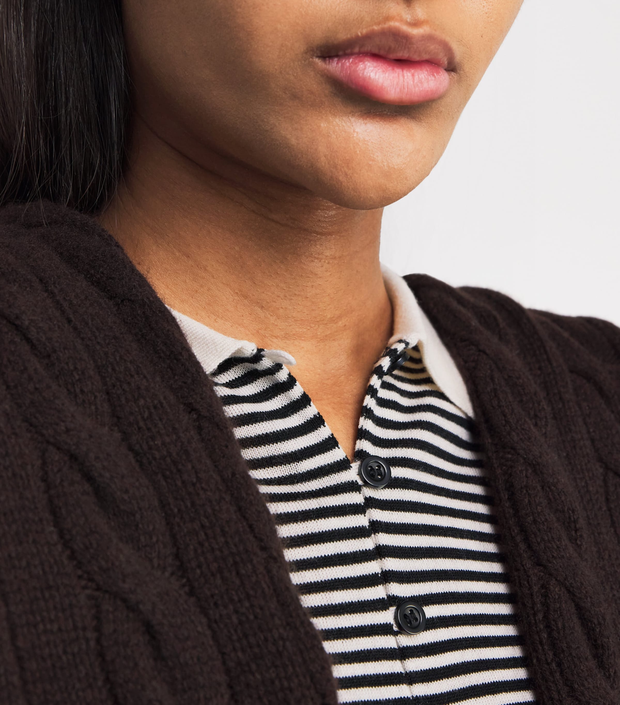 The Smart Polo Top CREAM MULTI Image 6