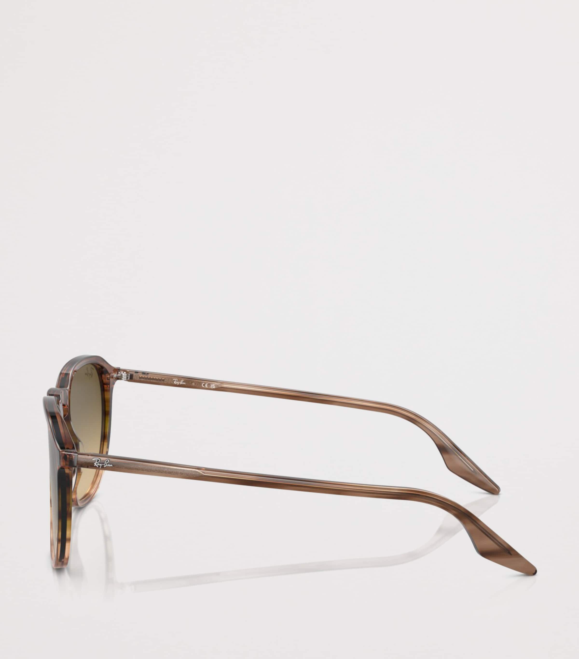 Ray-Ban Acetate Square Sunglasses Brown Image 3