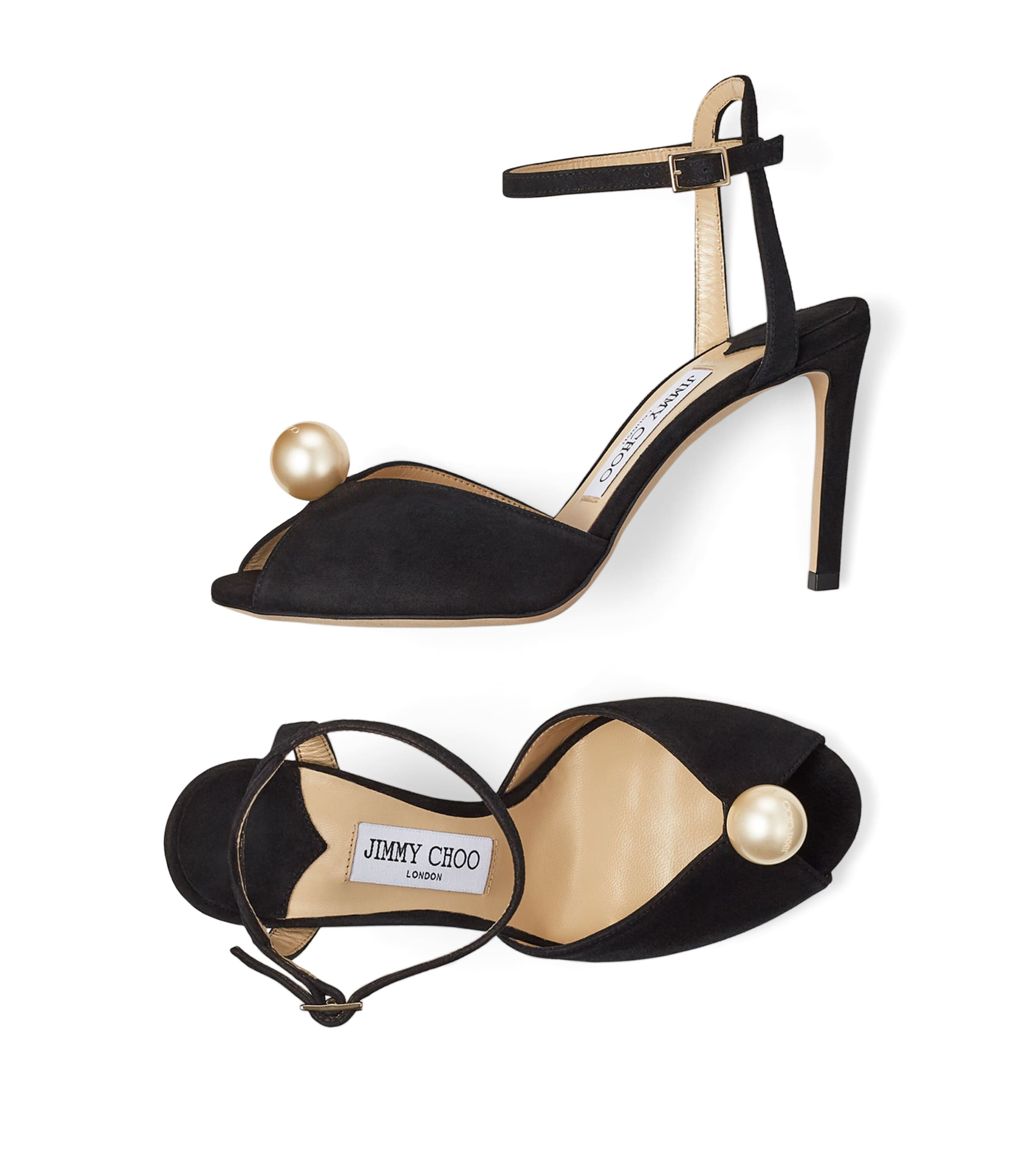 Jimmy Choo Multi Sacora 85 Leather Sandals | Harrods US