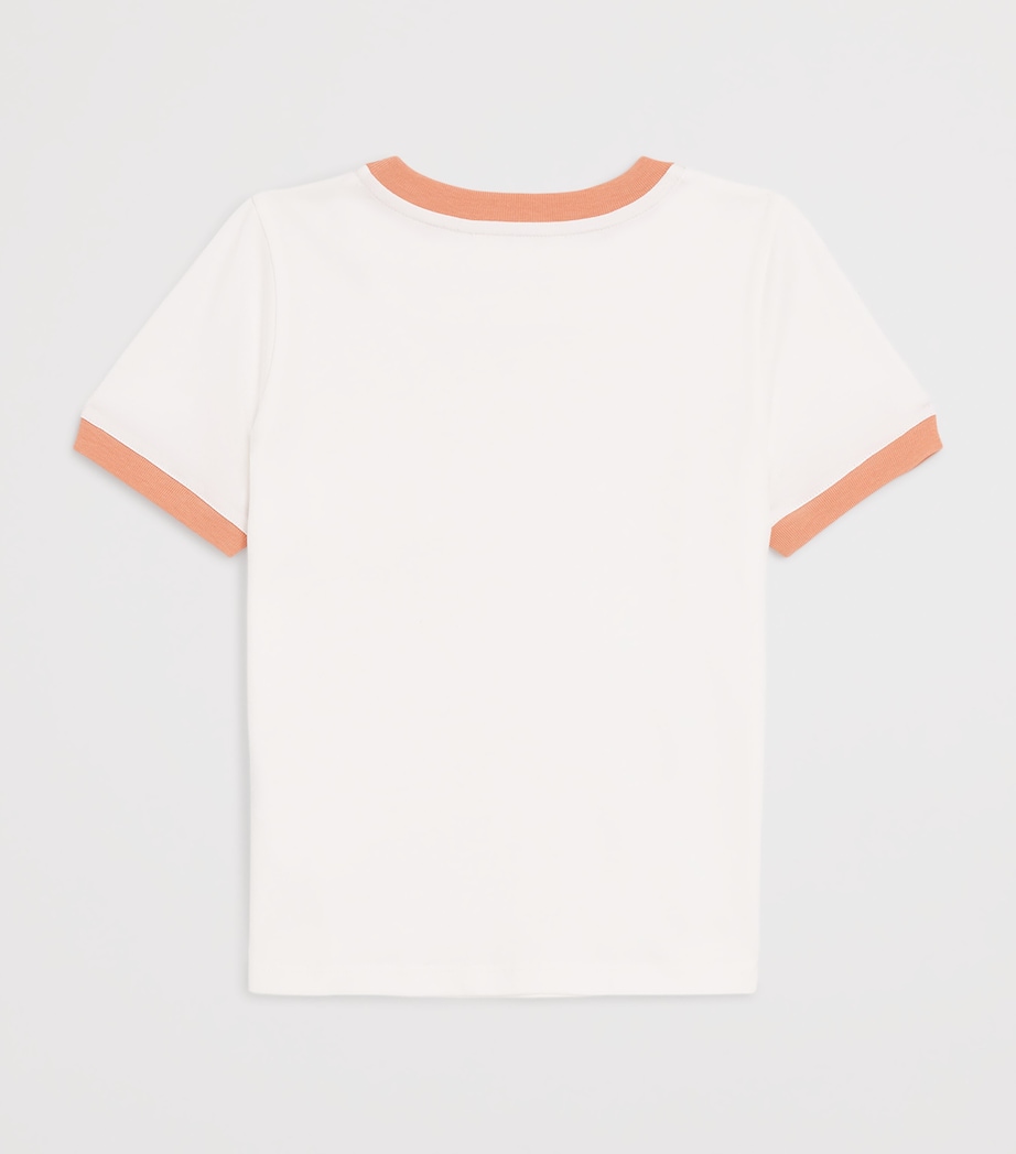 Contrast-Trim Logo T-Shirt (4-14 Years) C20860/117OFFWHITE Image 2
