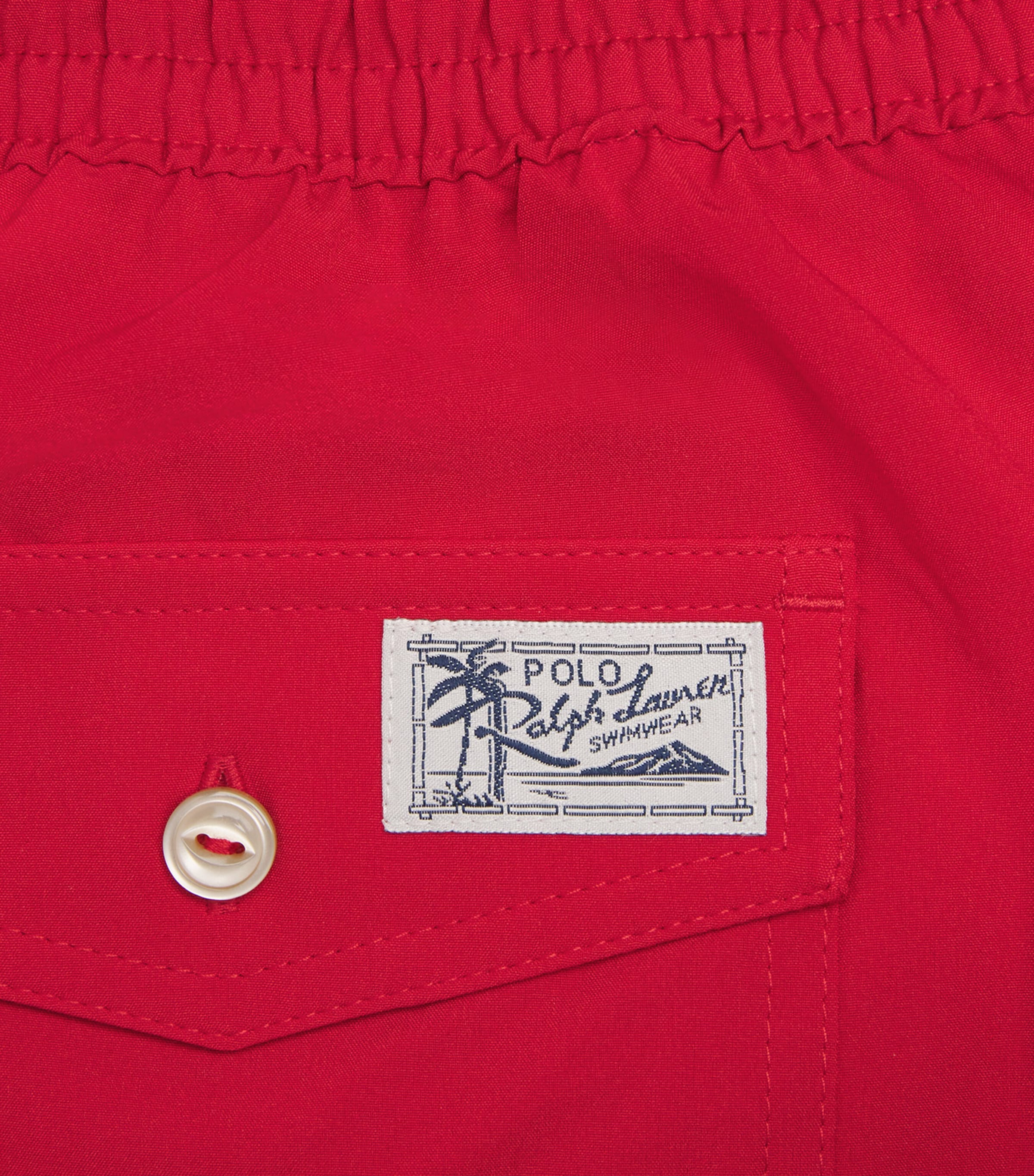Polo Ralph Lauren Mens Polo Pony Swim Shorts Red Image 5