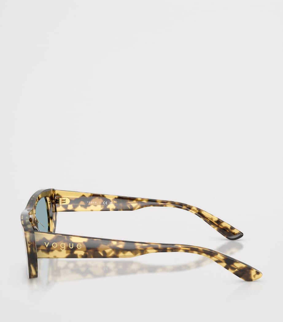 Tortoiseshell Rectangular Sunglasses 324180 Image 3