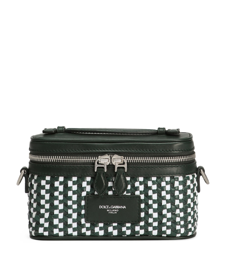 Leather Vanity Bag 8S667-BIANCO/VERDONE Image 1