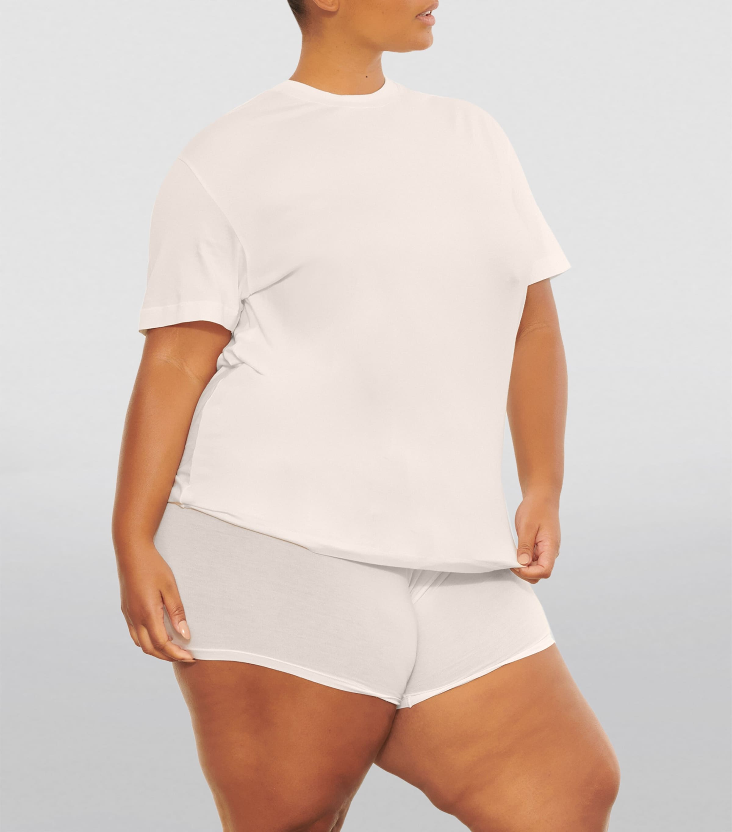 Skims Womens Boyfriend T-Shirt Marble Image 3