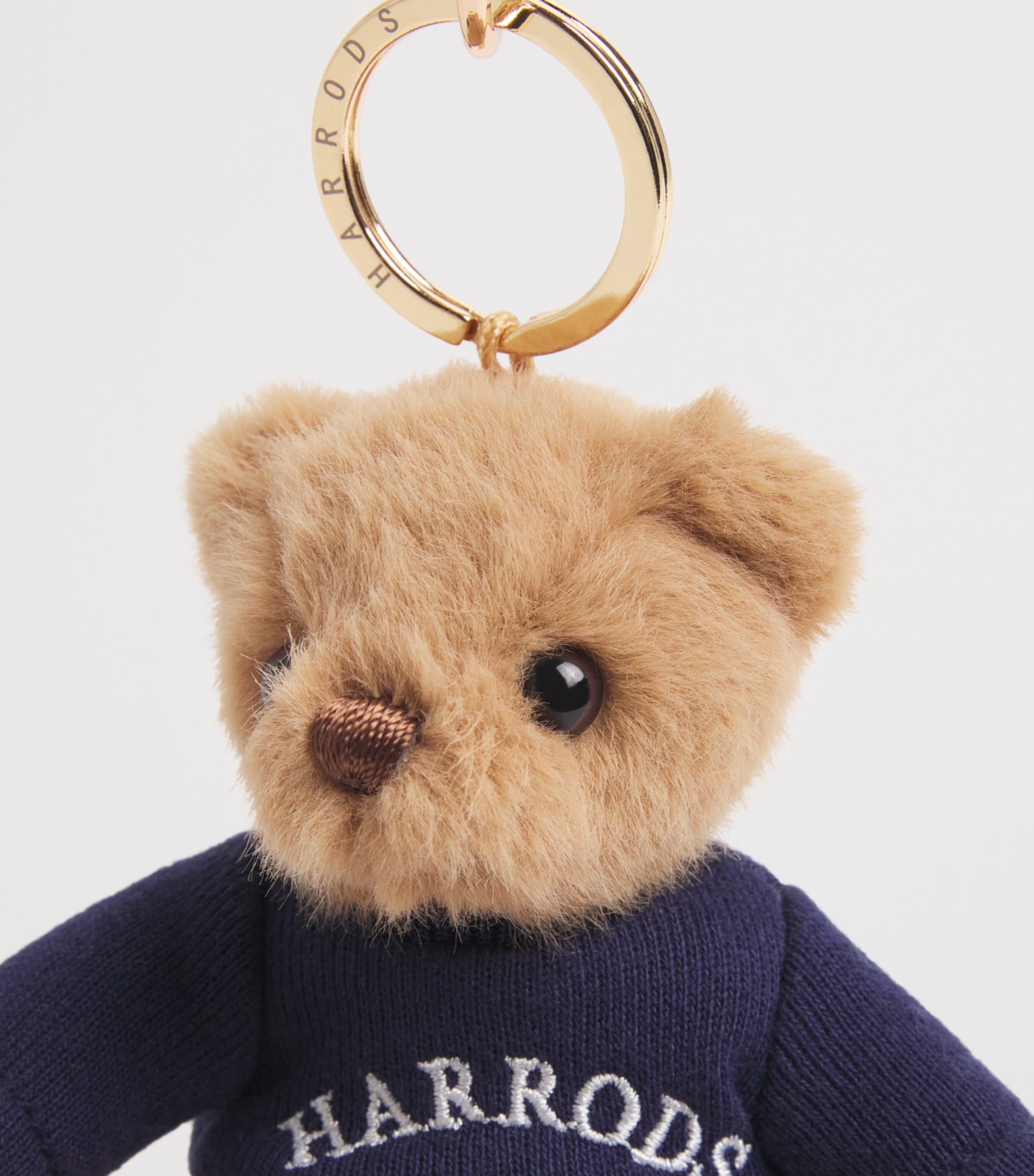 Jersey Bear Keyring (12cm) BEIGE Image 2