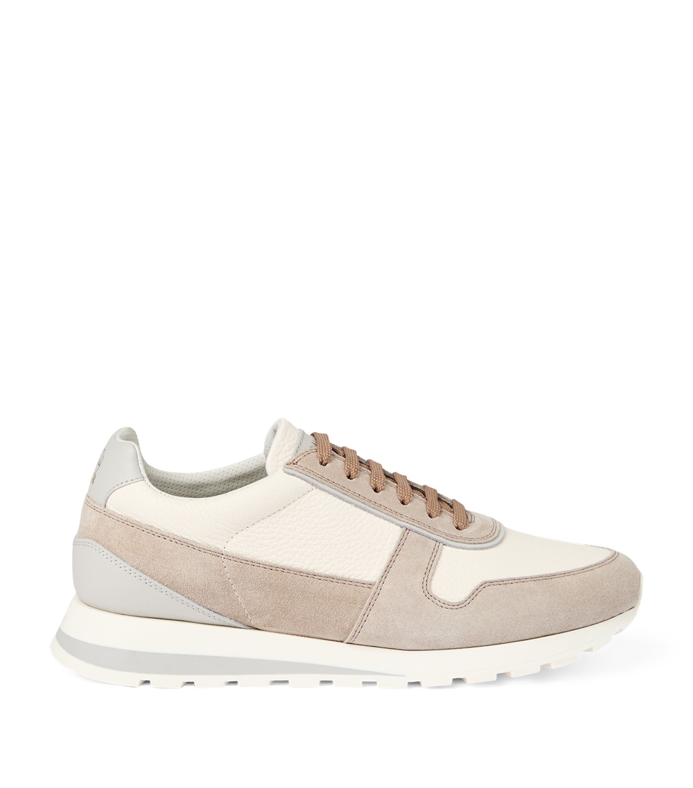 Suede-Calfskin Runner Sneakers CZZ12 Image 1