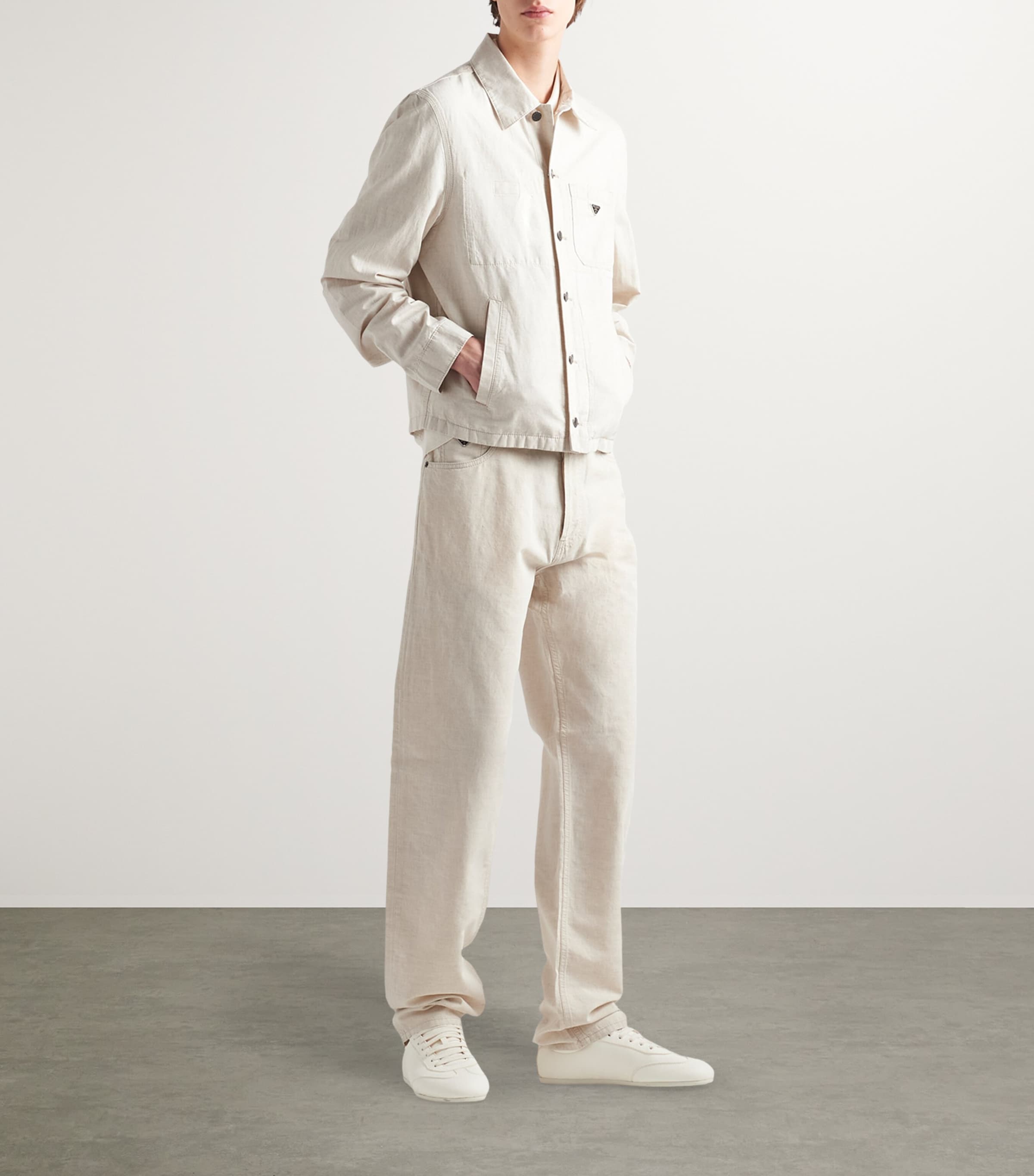 Chambray Denim Blouson Jacket F0ABR Image 2