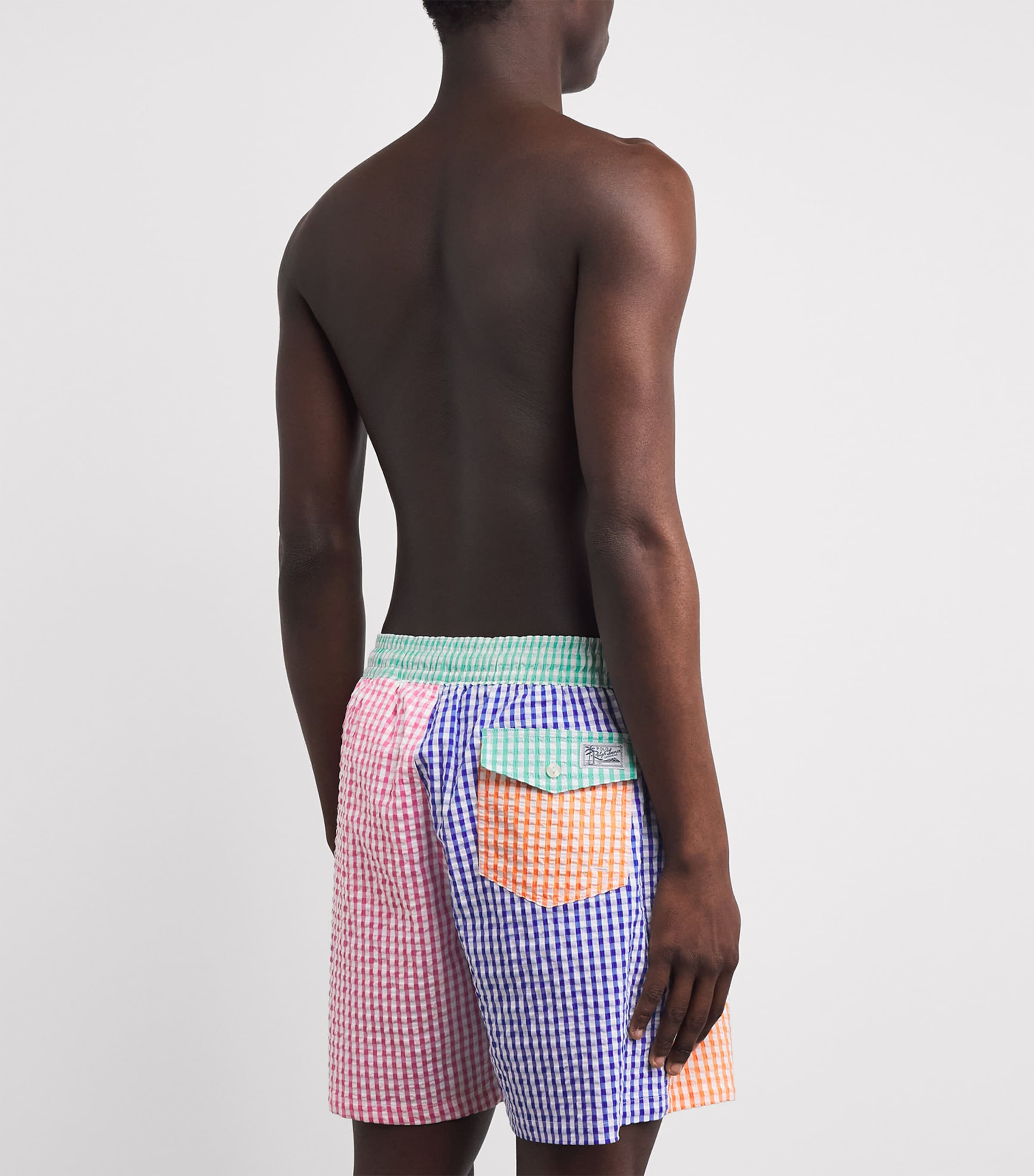 Polo Ralph Lauren Mens Seersucker Check Traveller Swim Shorts Sersckr Gnghm Fnshrt Image 4