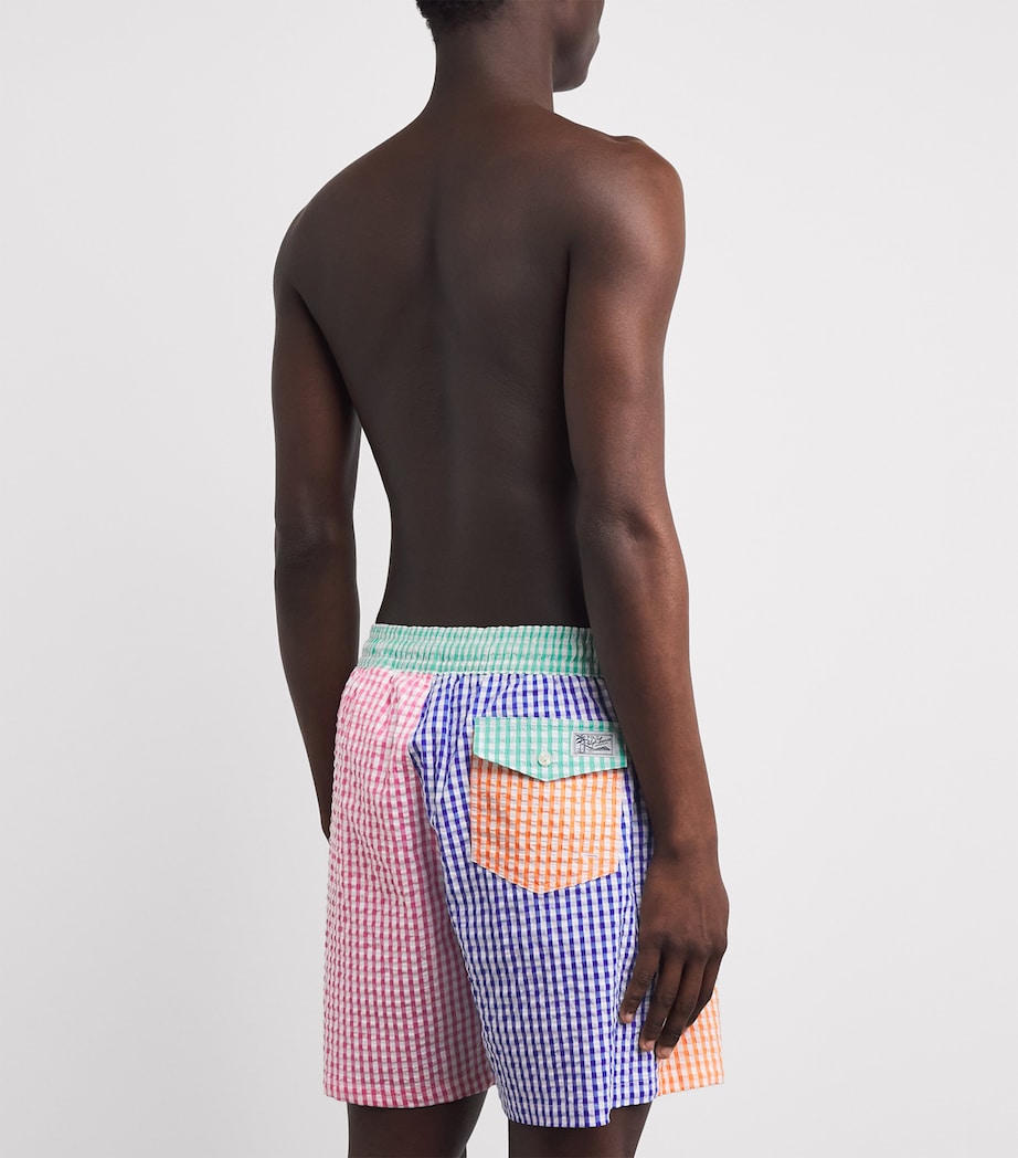 Polo Ralph Lauren Mens Seersucker Check Traveller Swim Shorts Sersckr Gnghm Fnshrt Image 4