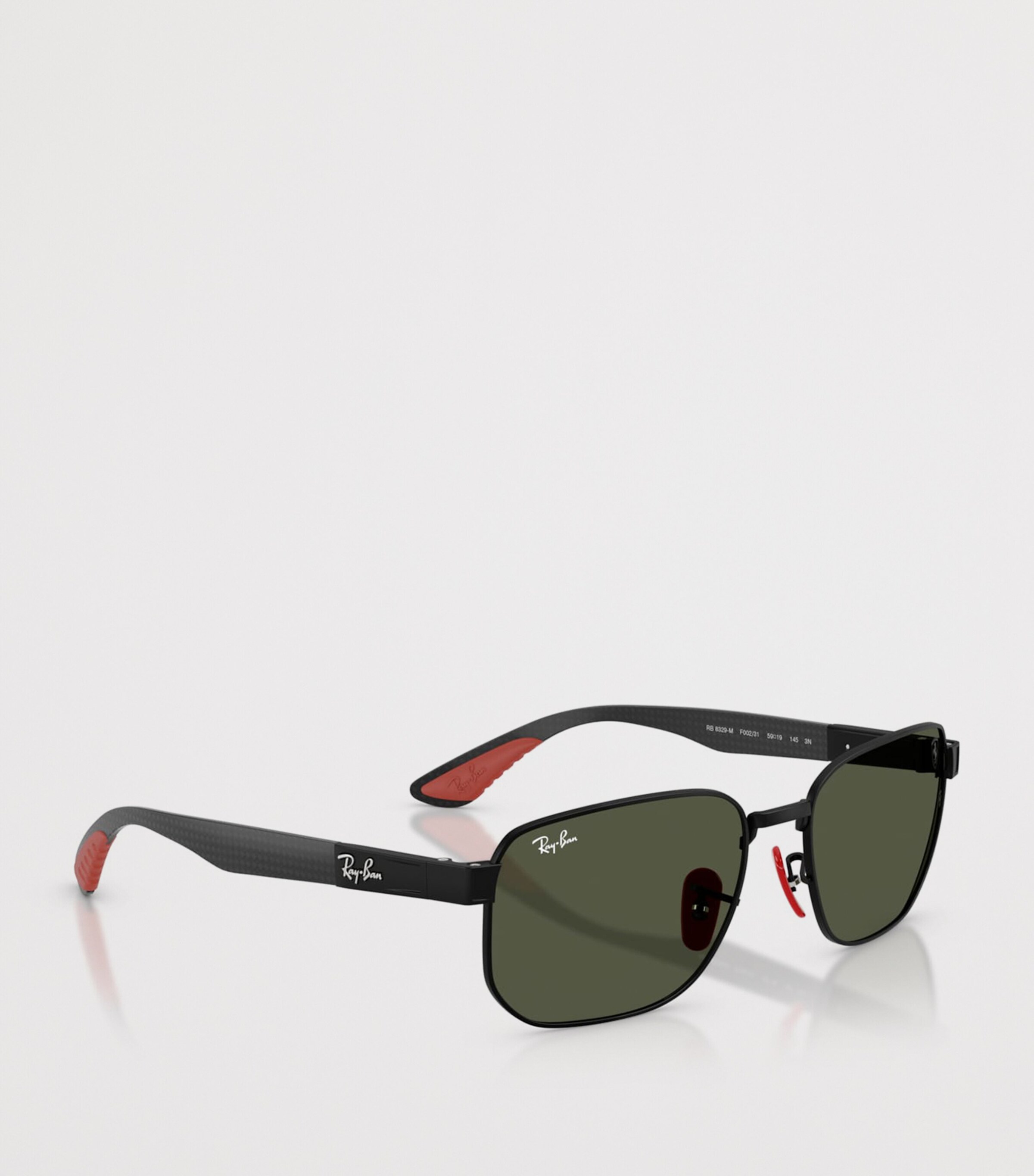 Ray-Ban Scuderia Ferrari Square Sunglasses Black Image 6