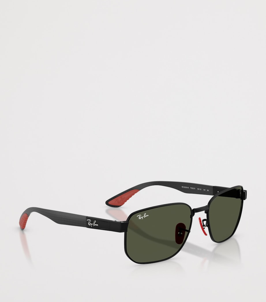 Ray-Ban Scuderia Ferrari Square Sunglasses Black Image 6