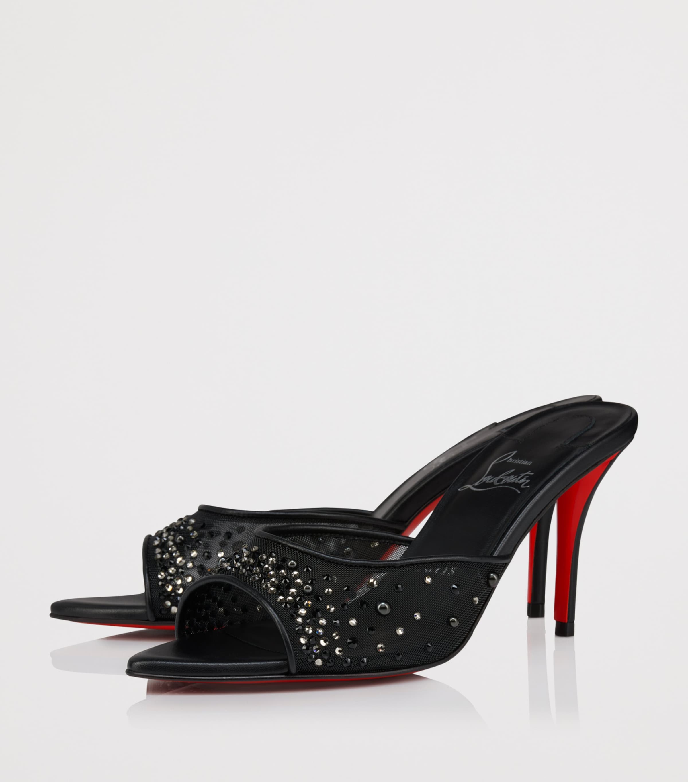 Christian Louboutin Miss Z Embellished Mules 80 Image 3