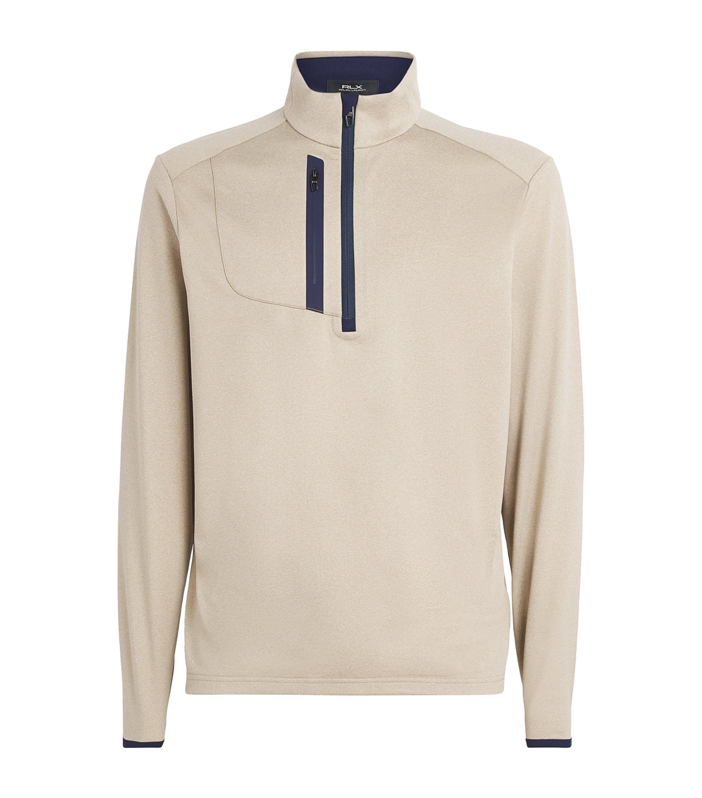 Polo Ralph Lauren Half-zip Sweatshirt In Beige