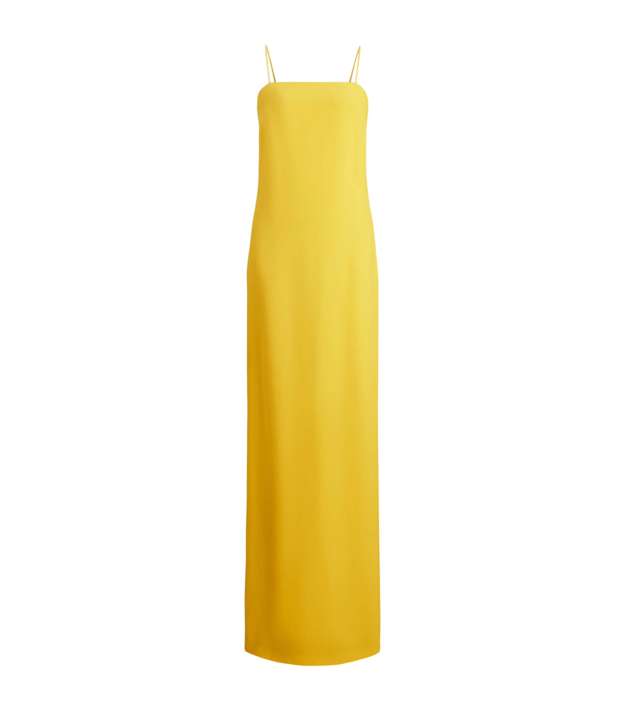 Silk Demetrius Maxi Dress YELLOW Image 1