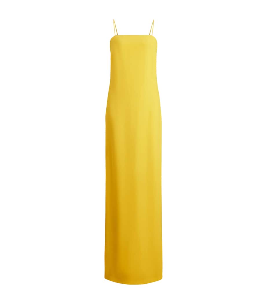 Silk Demetrius Maxi Dress YELLOW Image 1