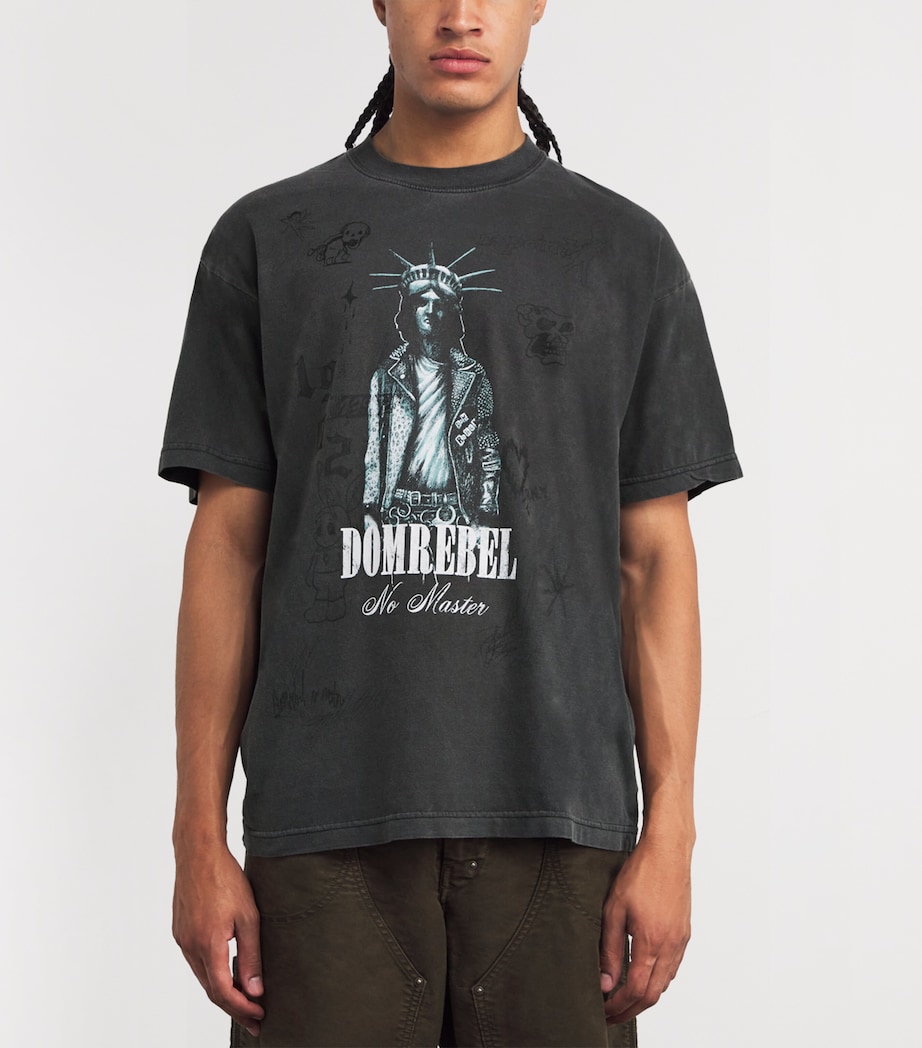 Cotton Liberty T-Shirt FADED BLACK Image 3
