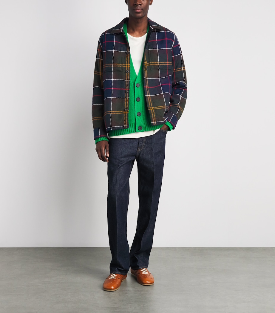 Barbour Mens Cotton Oversized Tartan Overshirt Classic Tartan Image 2