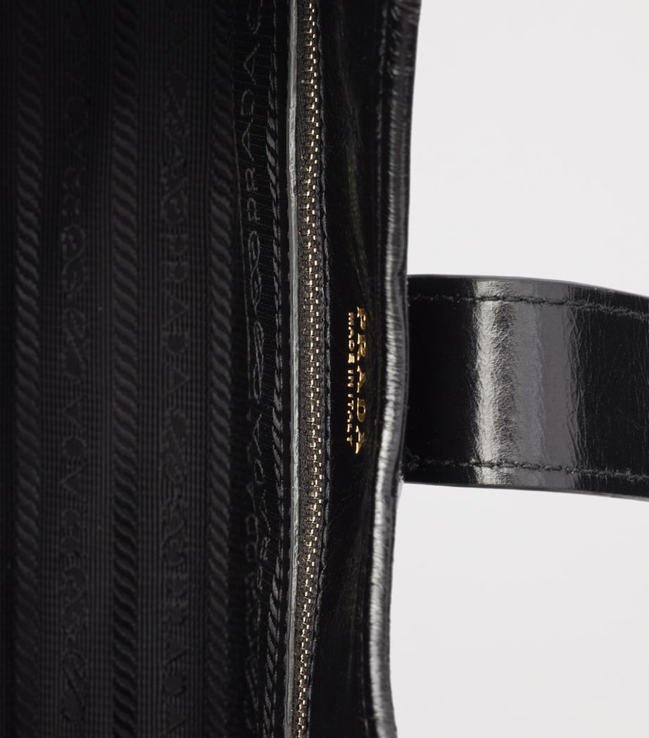 Small Leather Tote Bag F0002 Image 4