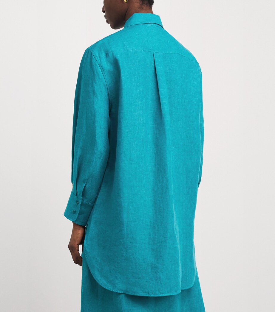 Eres Womens Linen Mignonette Shirt Persane Image 5
