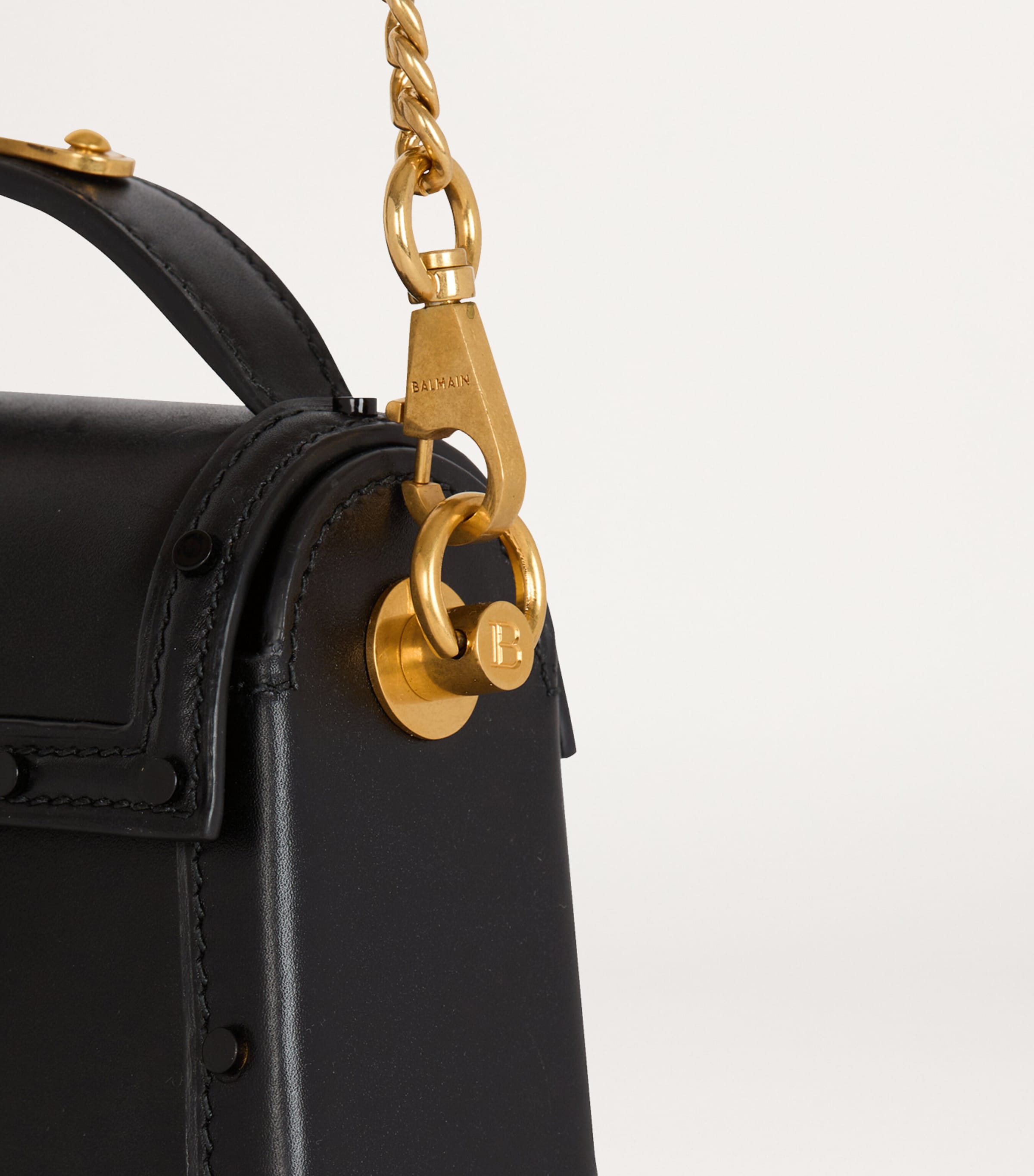 Small Leather B-Buzz Dynasty Shoulder Bag 0PA NOIR Image 3