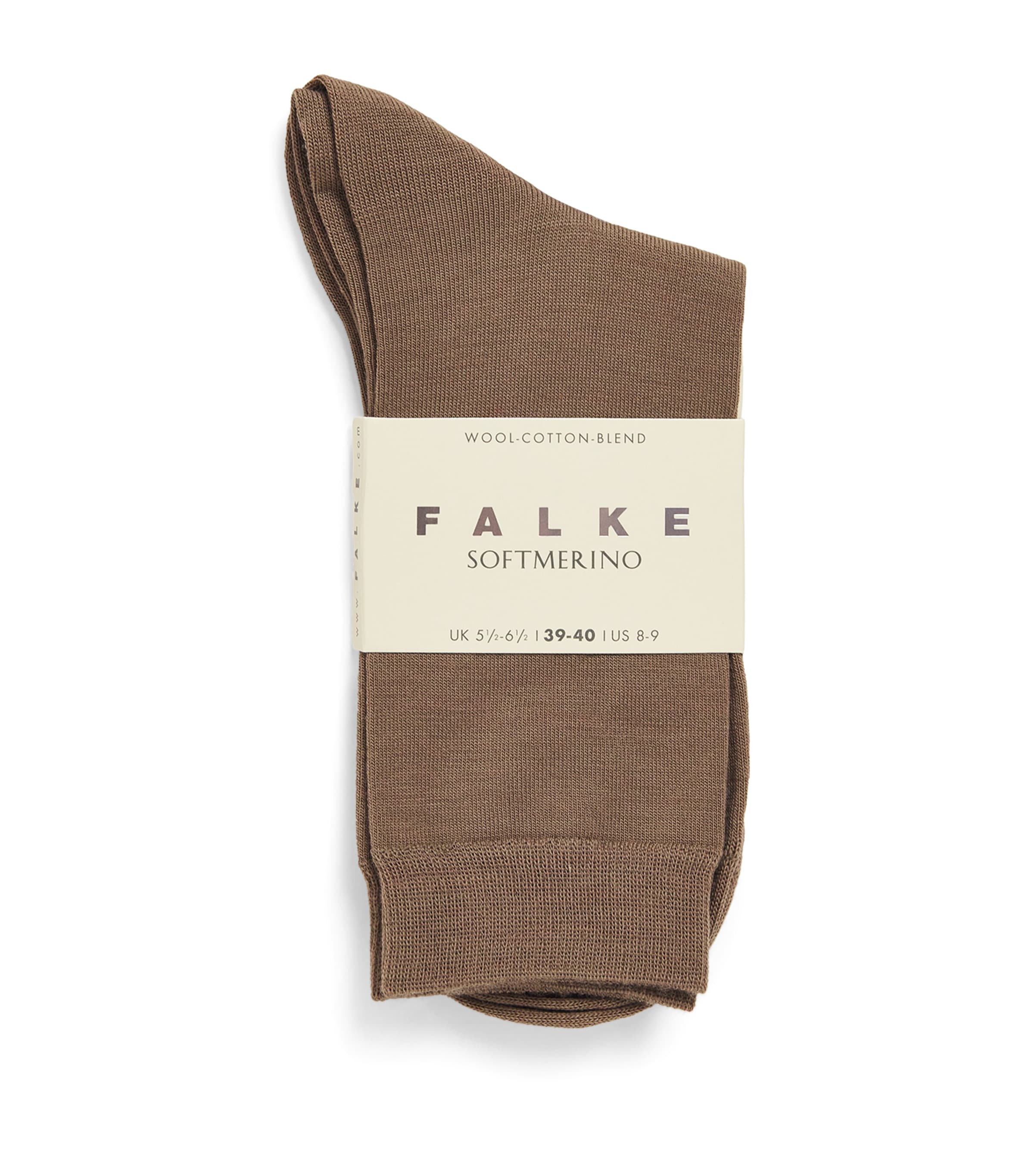 Shop Falke Softmerino Socks In Brown