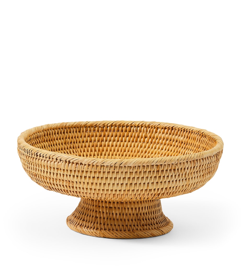 Small Wicker Sabbia Fruit Bowl (22cm) NATURAL Image 1