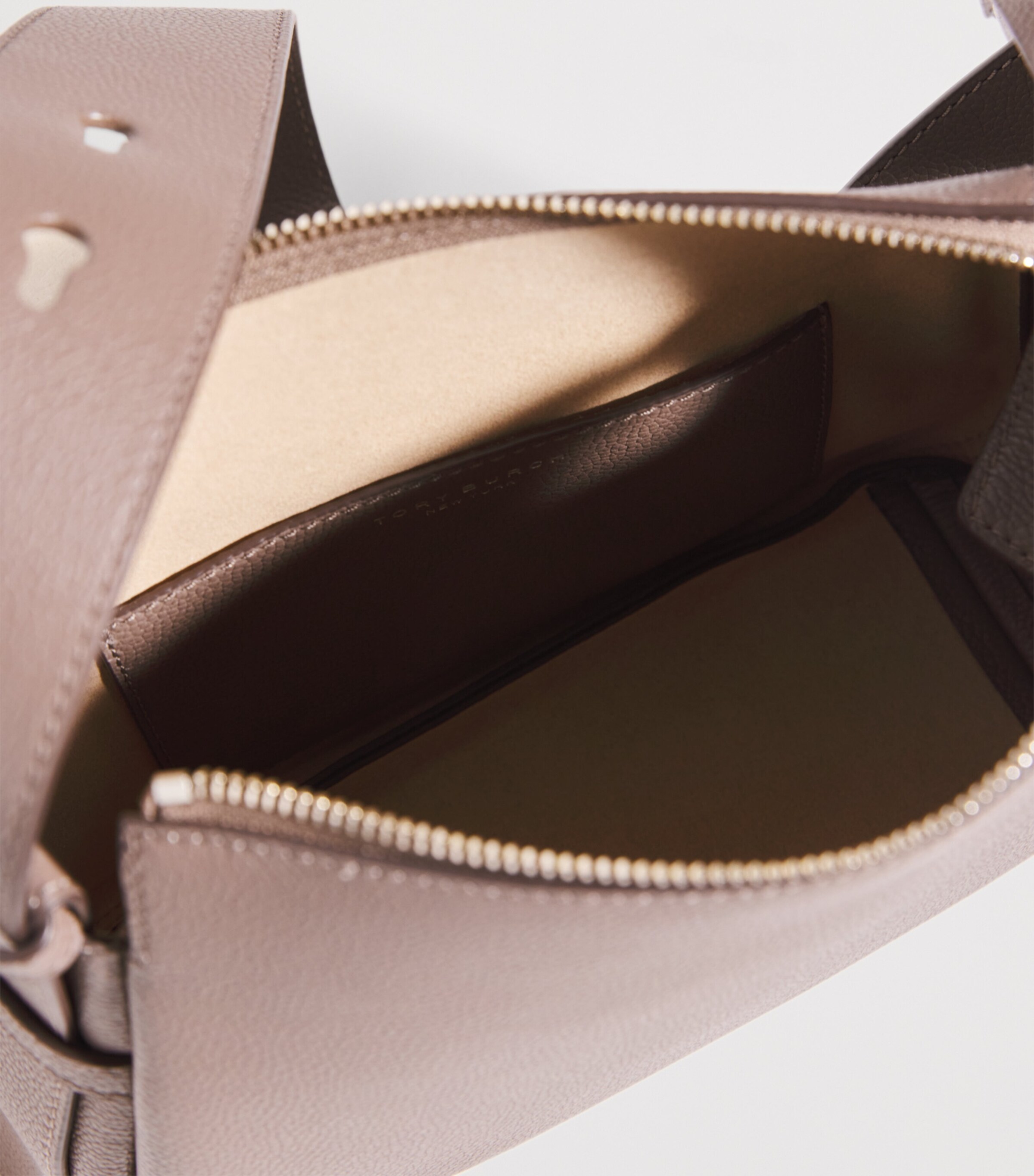 Small Leather Romy Shoulder Bag WILD MUSHROOM Image 4