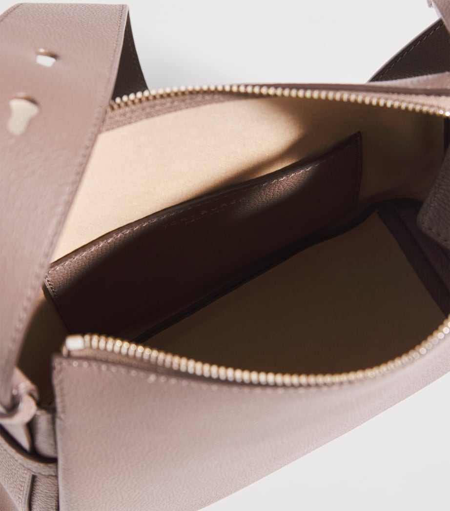 Small Leather Romy Shoulder Bag WILD MUSHROOM Image 4