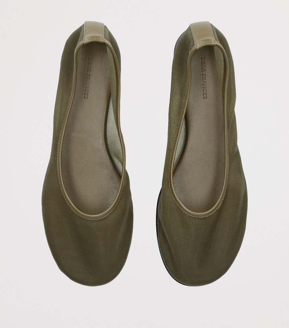 Mesh Balla Ballet Flats KHAKI Image 4